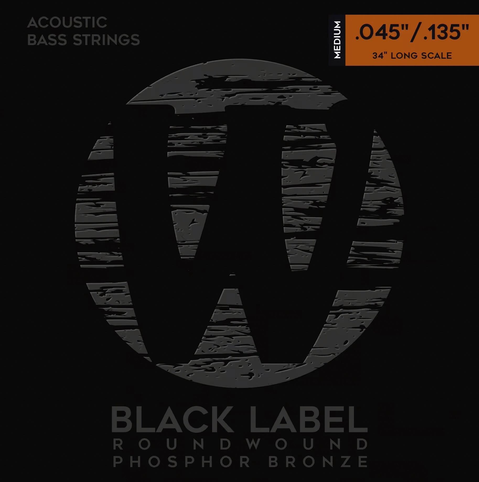 Levně Warwick Black Label Acoustic Phosphor Bronze 5 Medium .045-.135 Long S