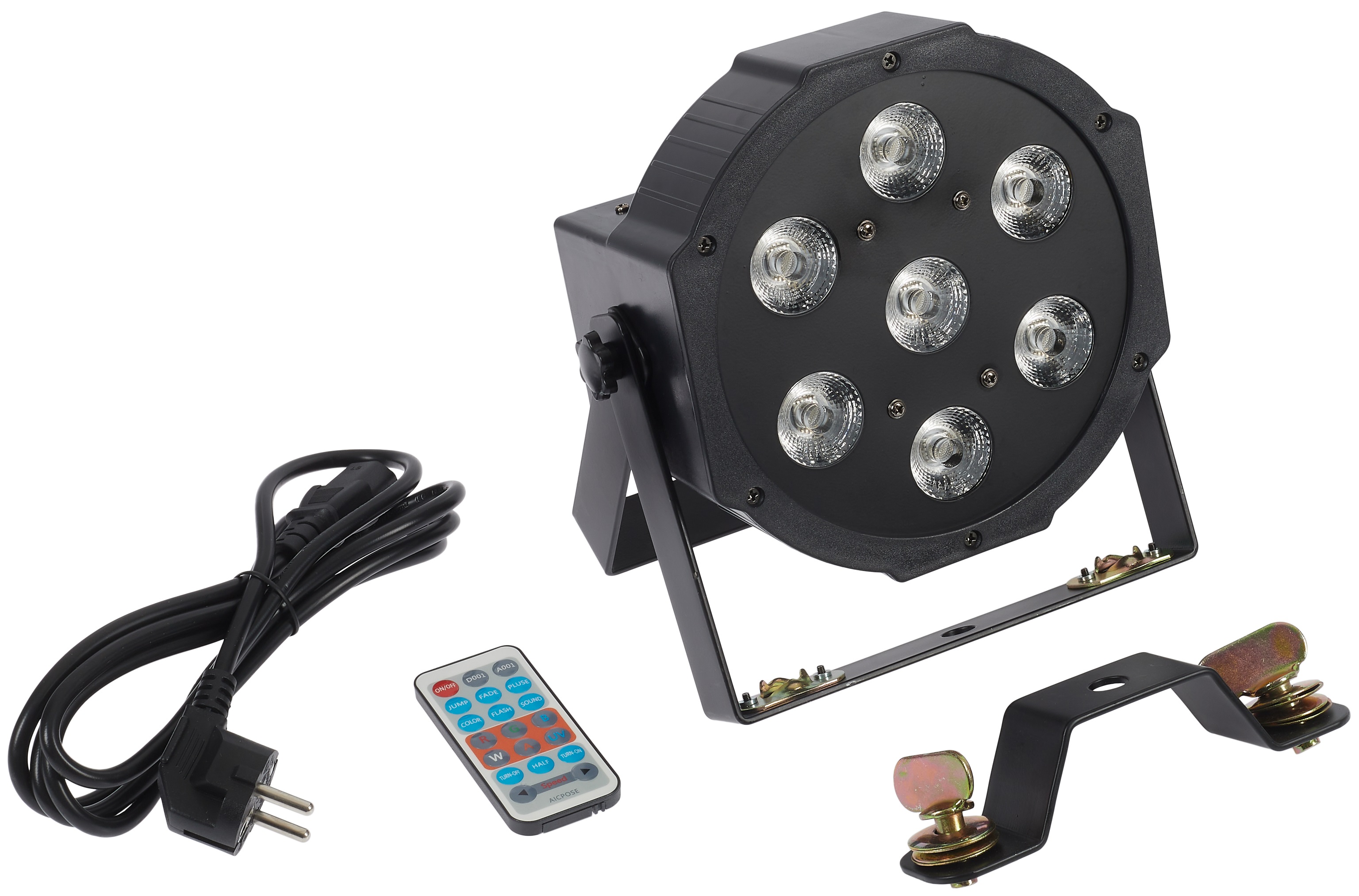 Flash LED PAR 56 7x15W RGBWA+UV 6in1 (rozbalené) (obrázek 7)