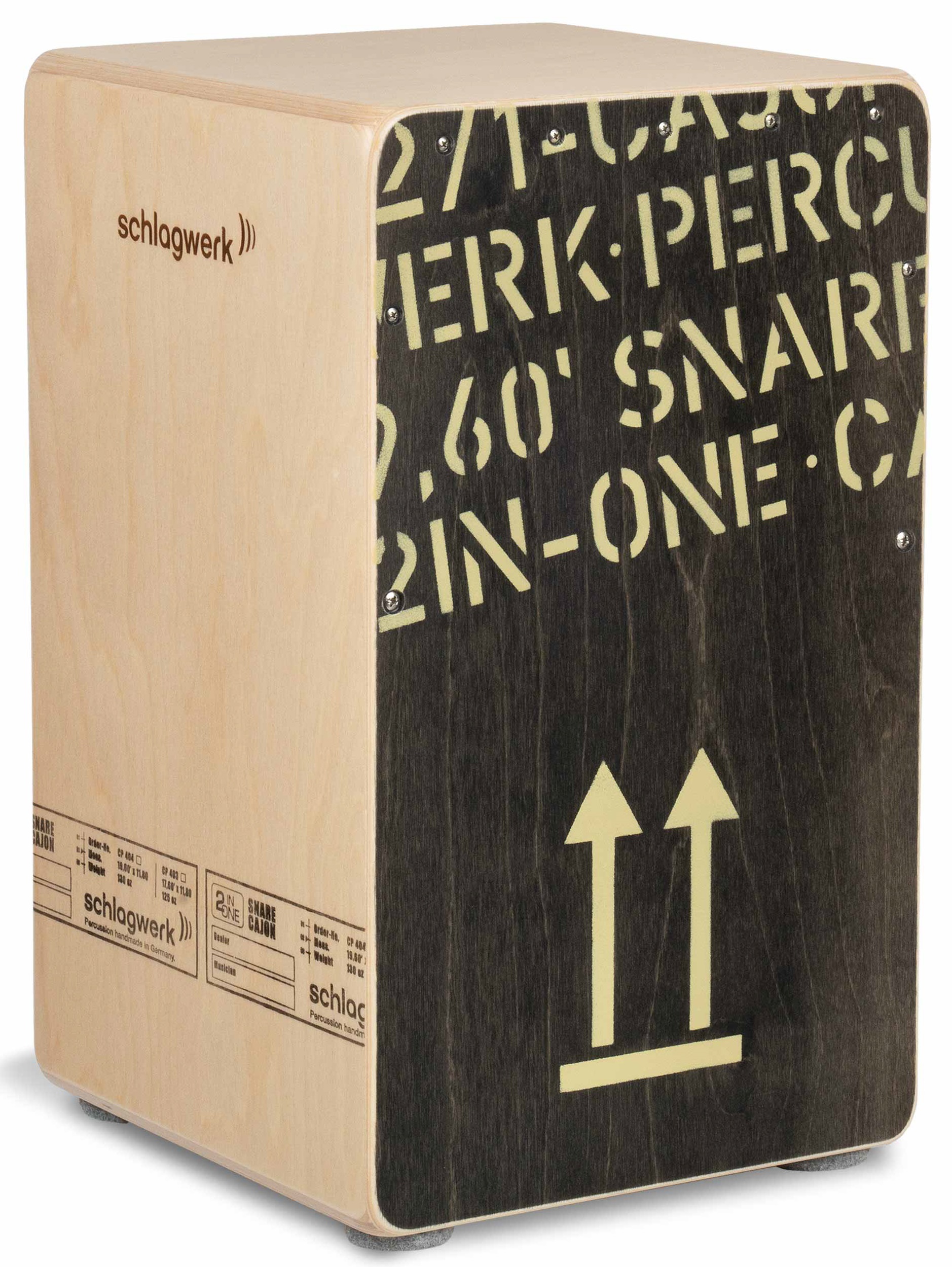 Schlagwerk CP404BLK 2inOne Black Cajon