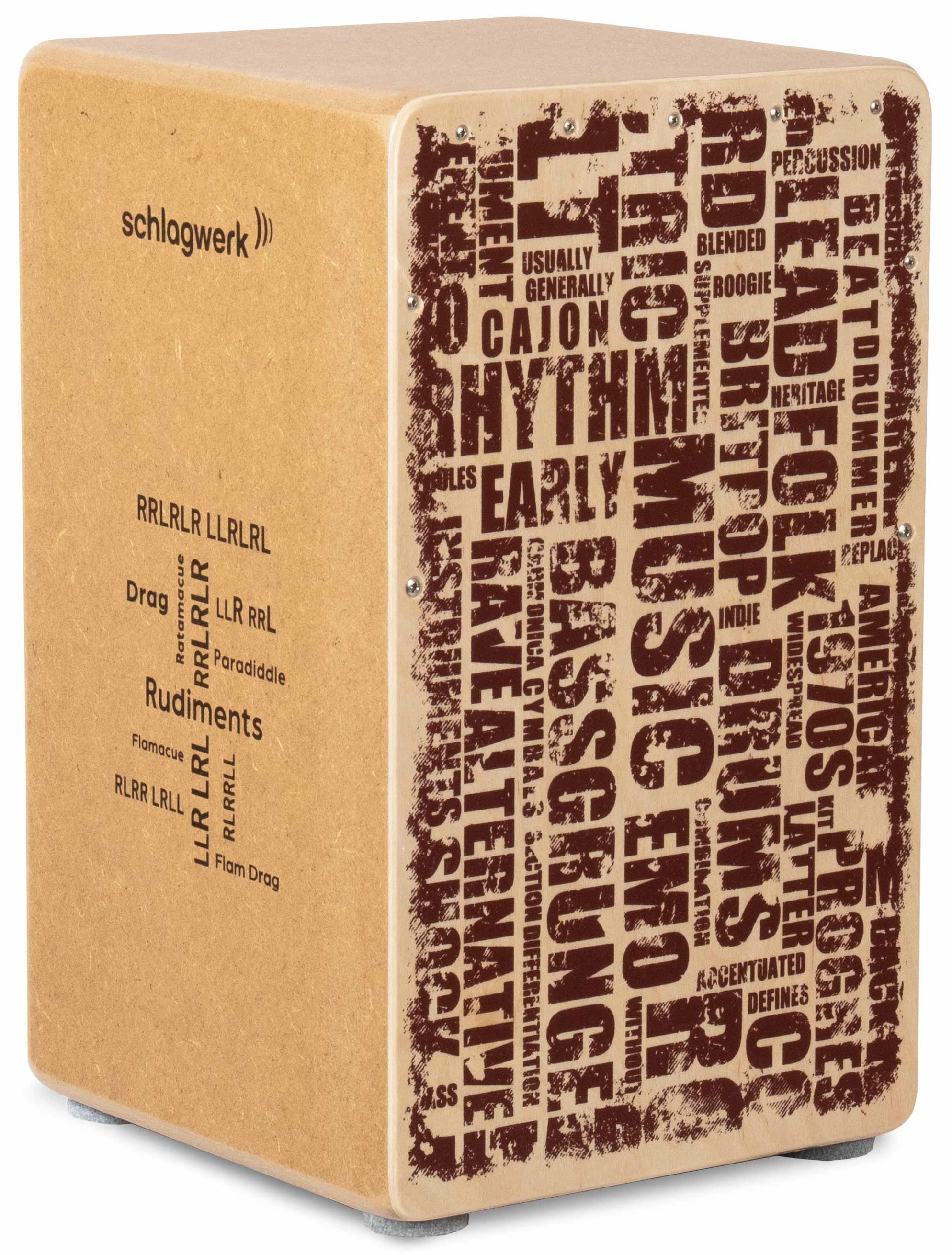 Schlagwerk CP85 Rudiments Styles Cajon