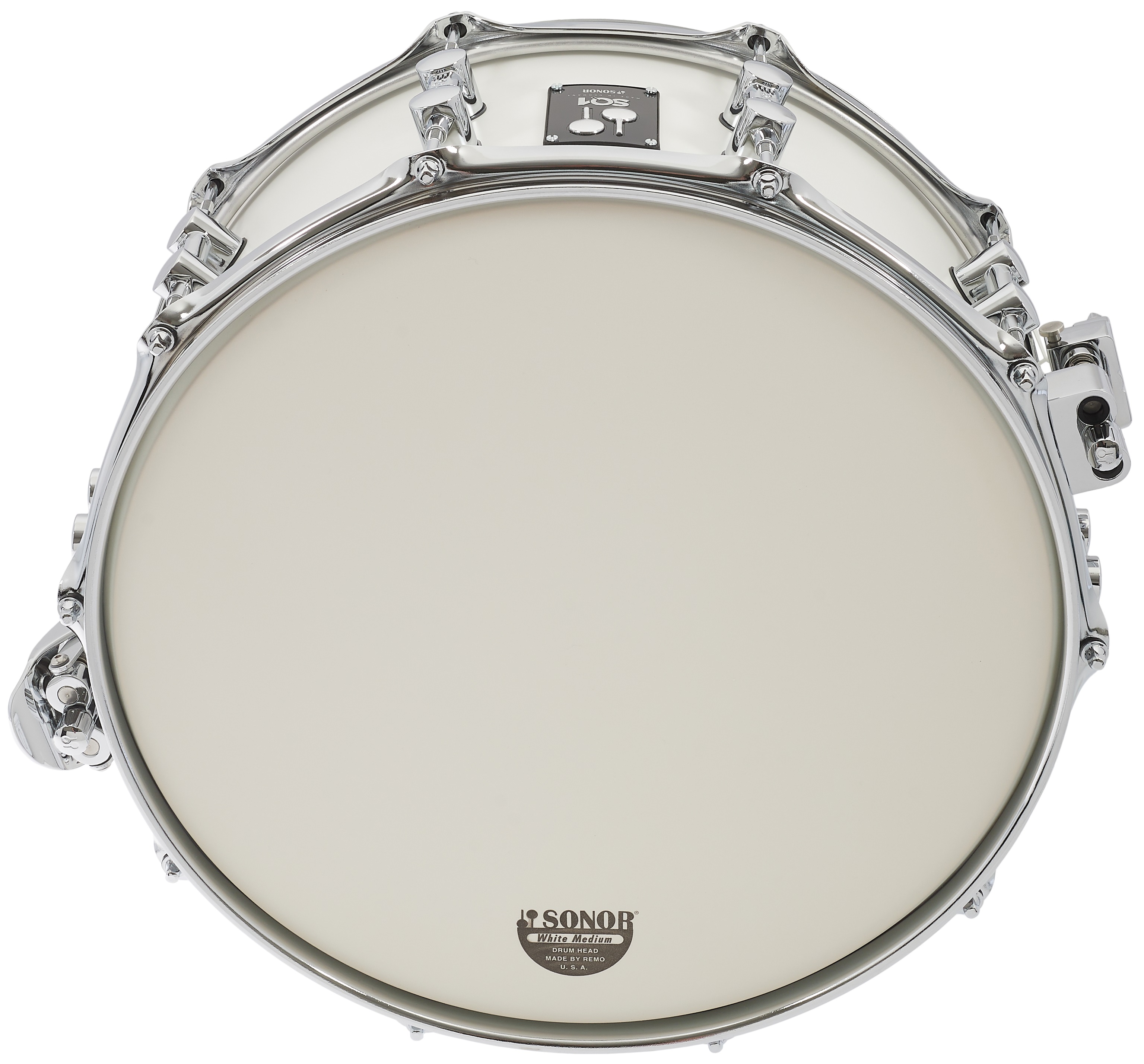 Sonor 14" x 6,5" SQ1 Satin Pure White (obrázek 4)
