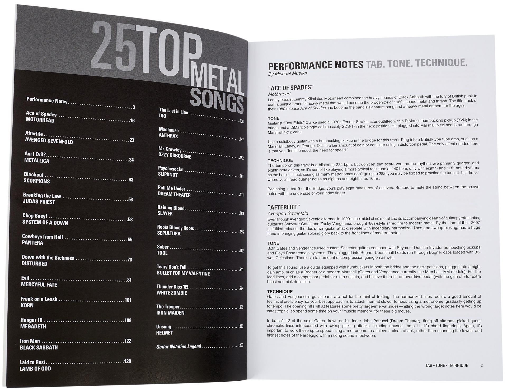 MS 25 Top Metal Songs - Tab. Tone. Technique. (obrázek 3)