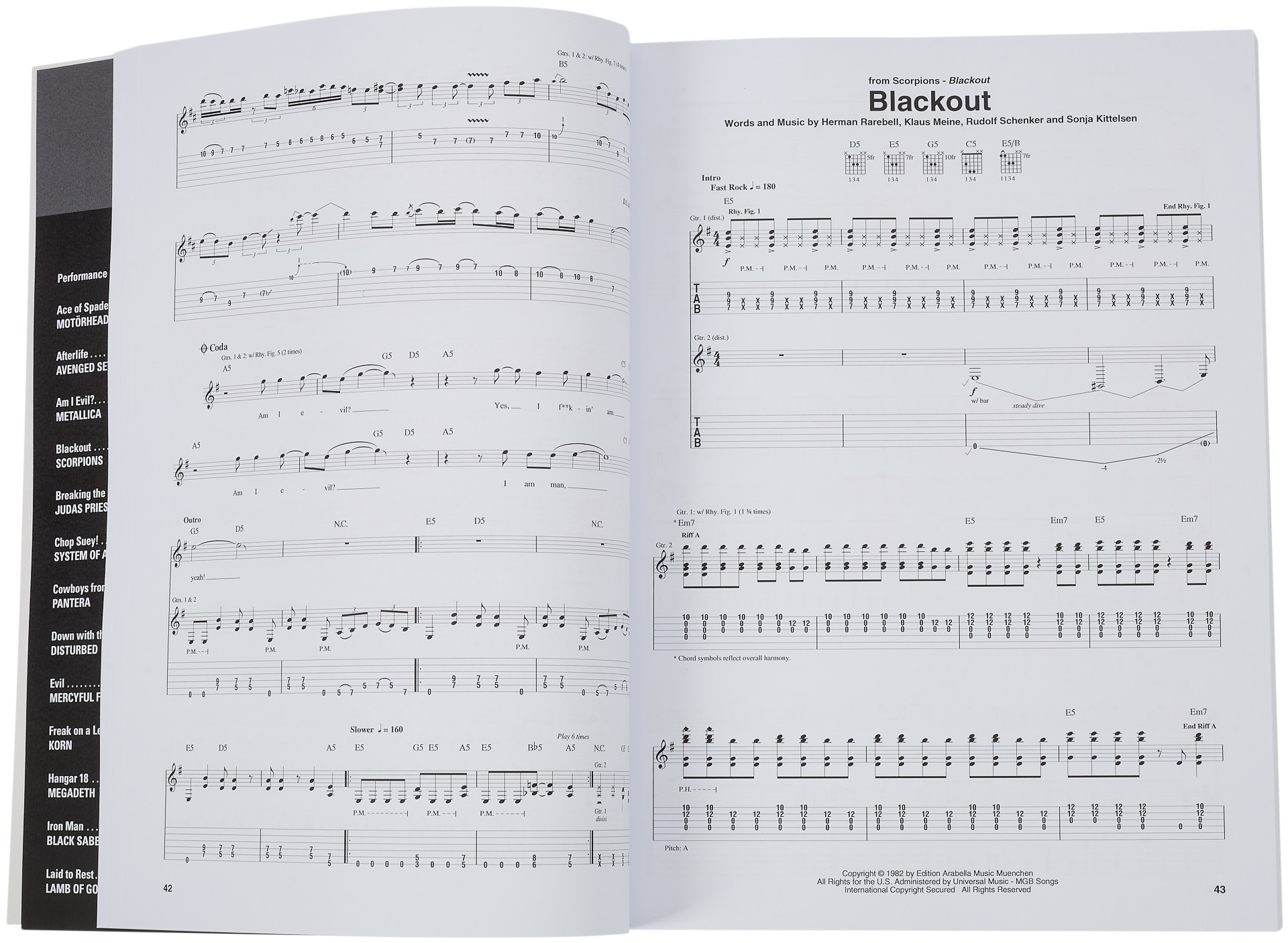 MS 25 Top Metal Songs - Tab. Tone. Technique. (obrázek 4)