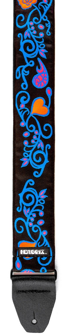 Dunlop Jimi Hendrix Blacklight Monterey Blue Strap (obrázek 3)