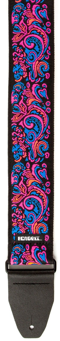 Dunlop Jimi Hendrix Blacklight Love Drops Pink Strap (obrázek 3)