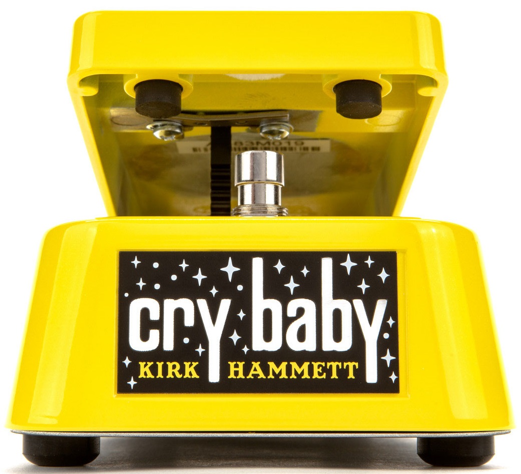 Dunlop Kirk Hammett Cry Baby Wah Yellow Sparkle Edition (obrázek 3)