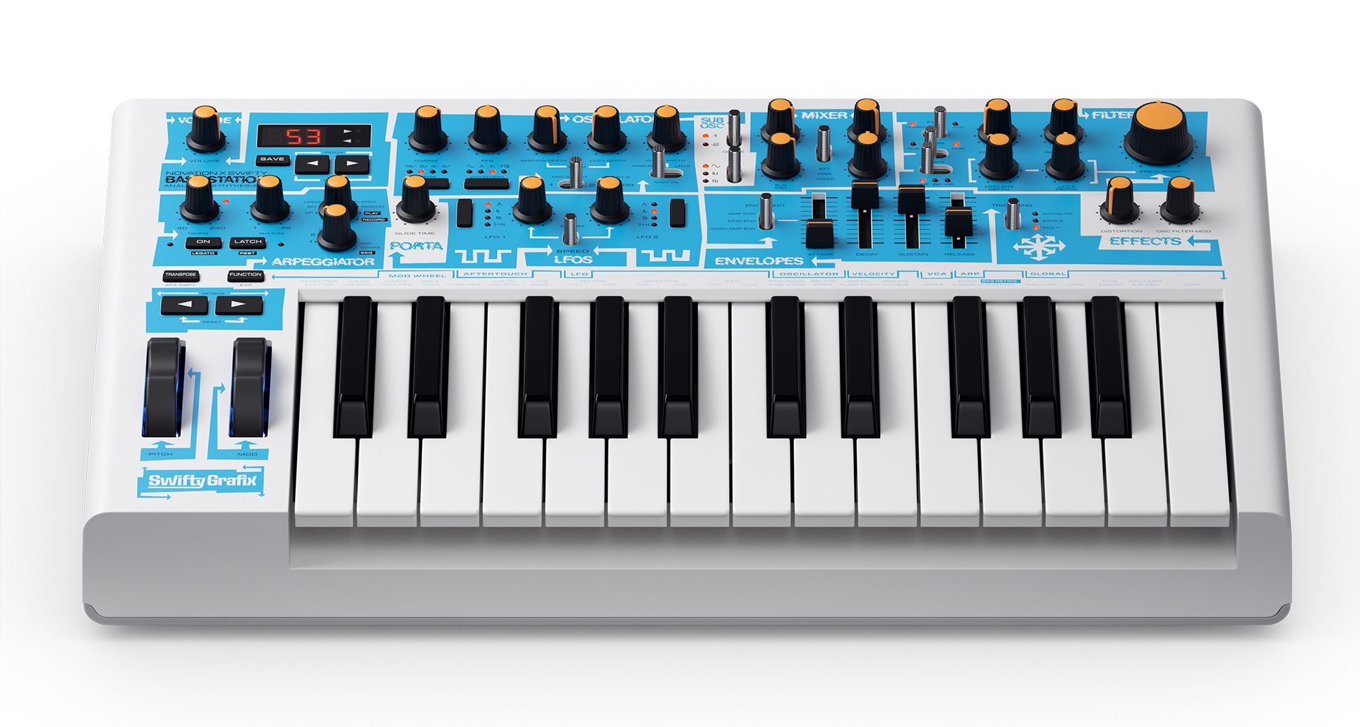 Novation Bass Station II Swifty Edition (obrázek 5)