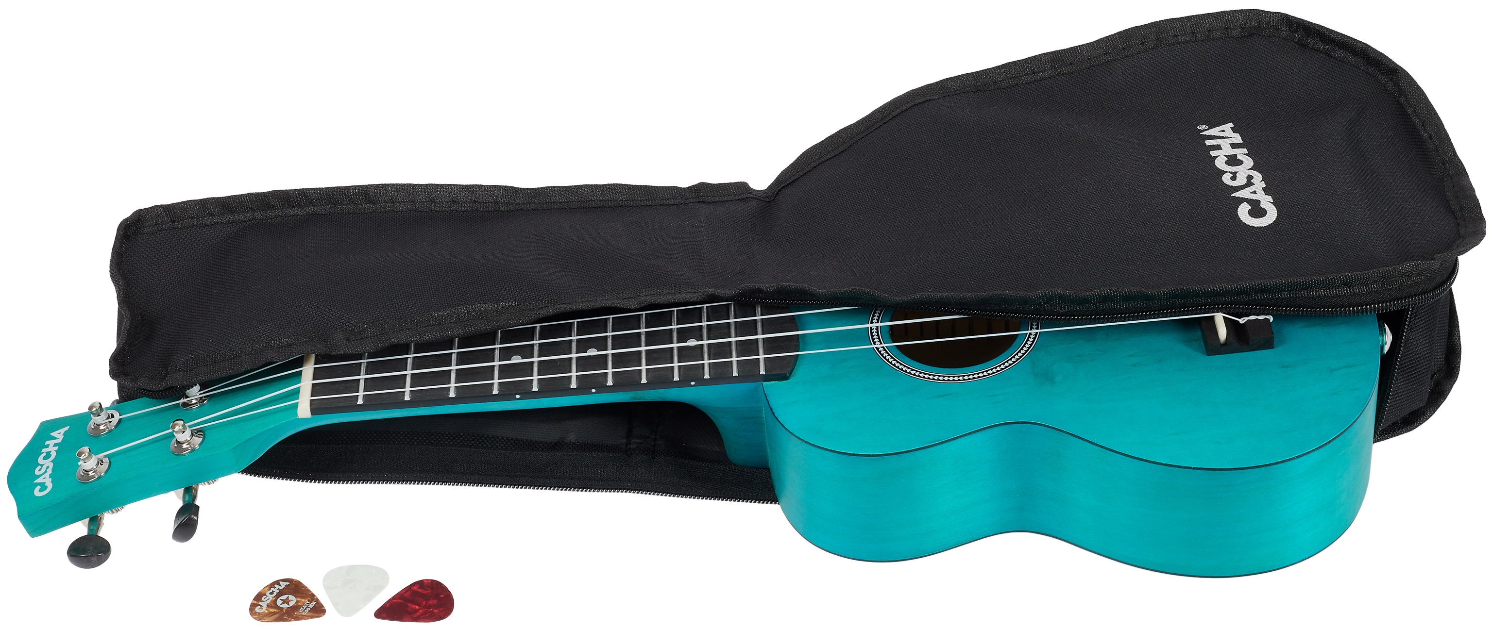 Cascha HH 3962 Soprano Ukulele Set Blue (obrázek 6)