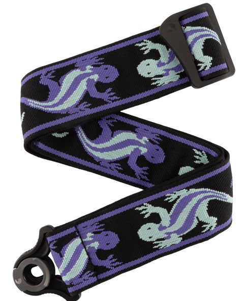 Levně D'Addario Auto Lock Vintage Green/Blue Lizards