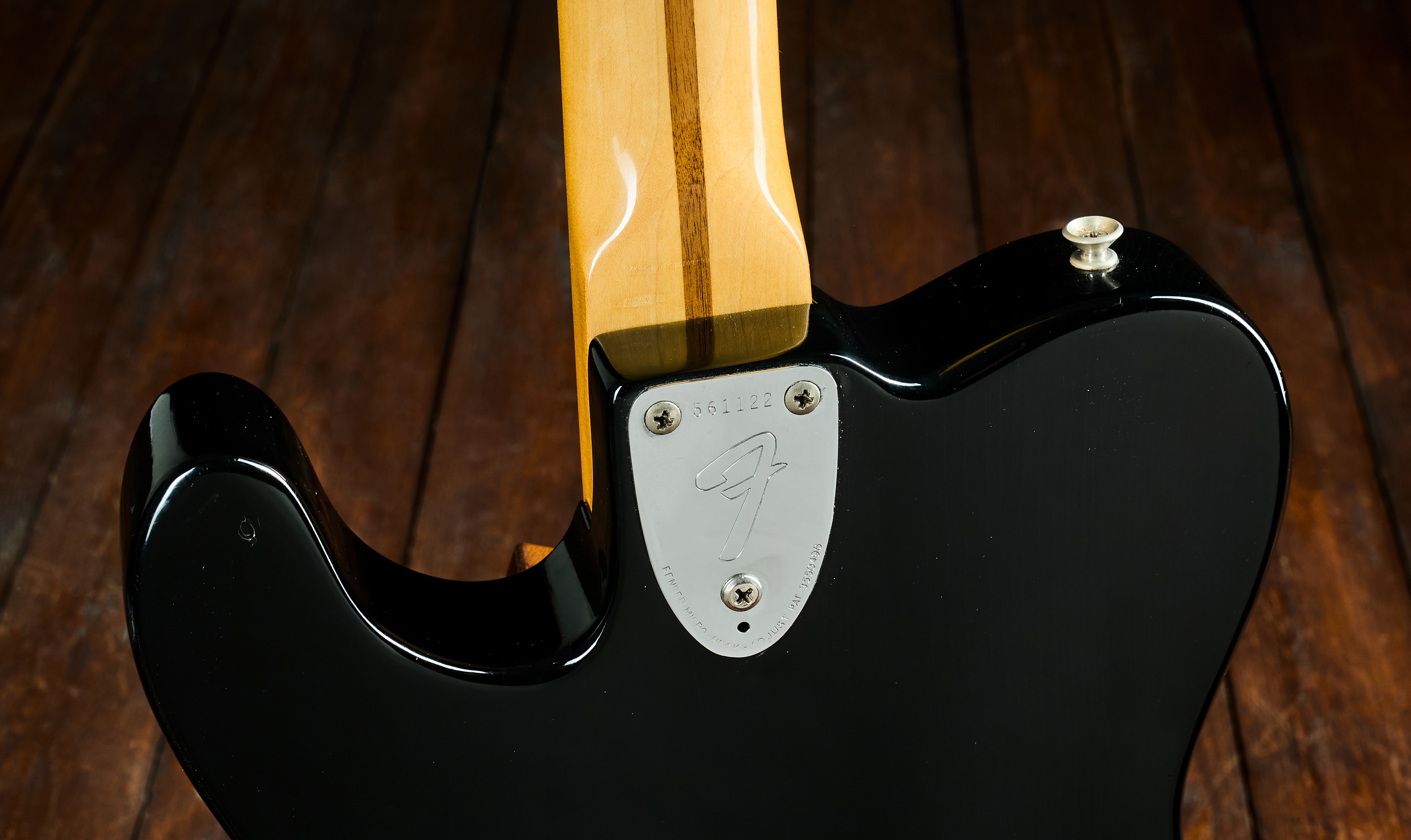 Fender 1974 Thinline Telecaster Custom Color Black (obrázek 5)