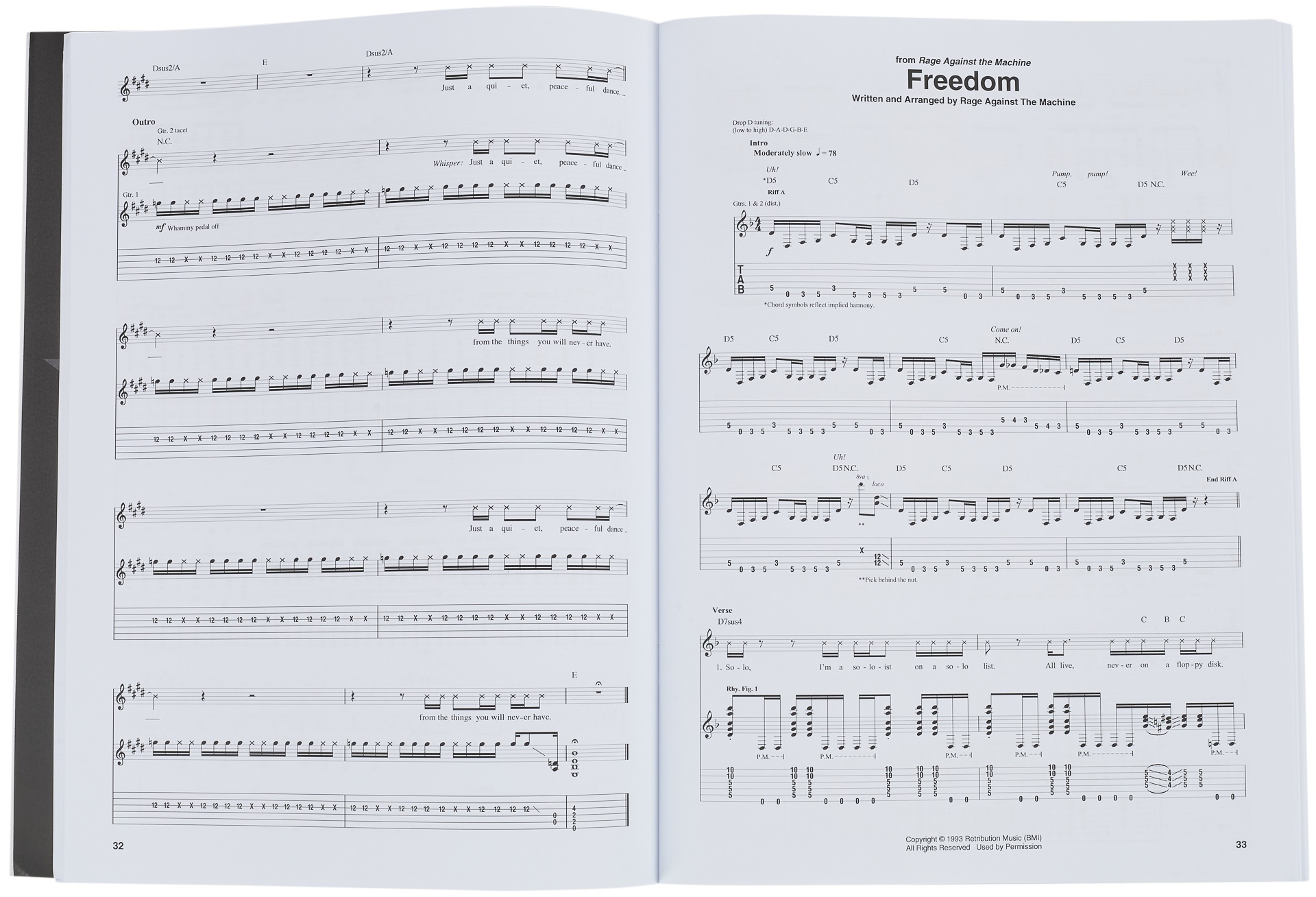 MS Rage Against the Machine - Guitar Anthology (obrázek 4)