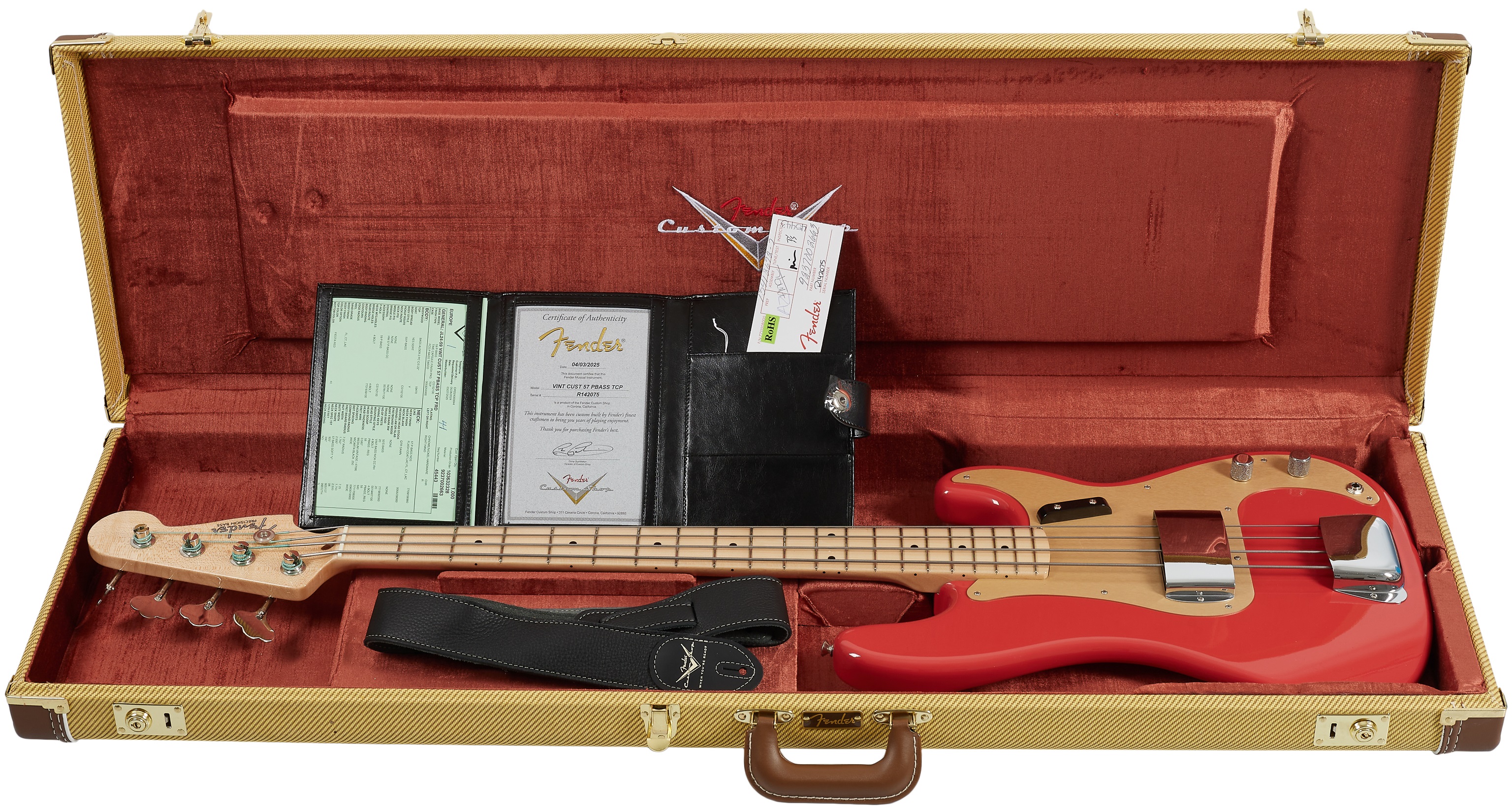 Fender Custom Shop Vintage Custom 57 Precision Bass Time Capsule Fiest (obrázek 6)