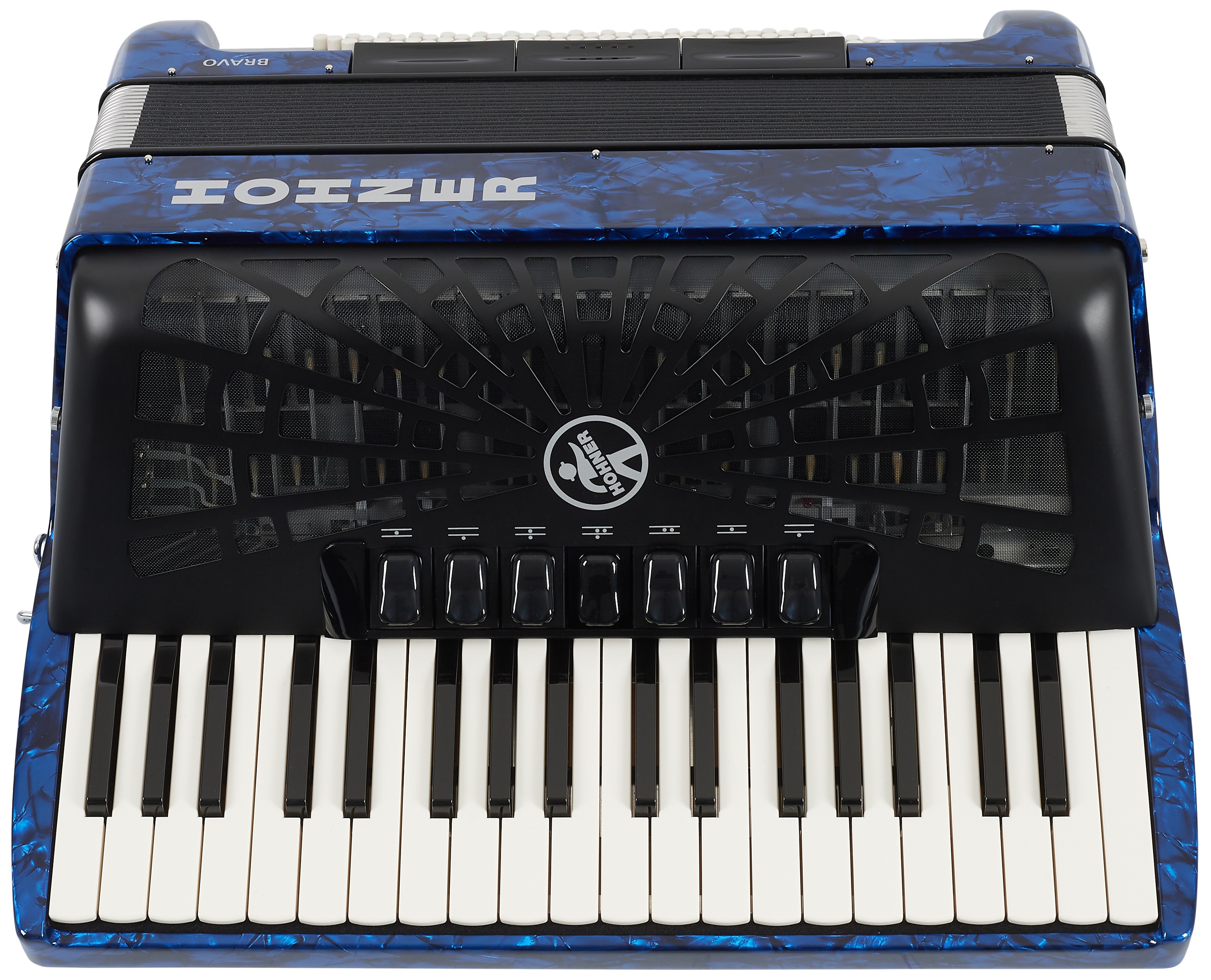 Hohner Bravo III 96 dark blue Silent Key (obrázek 5)