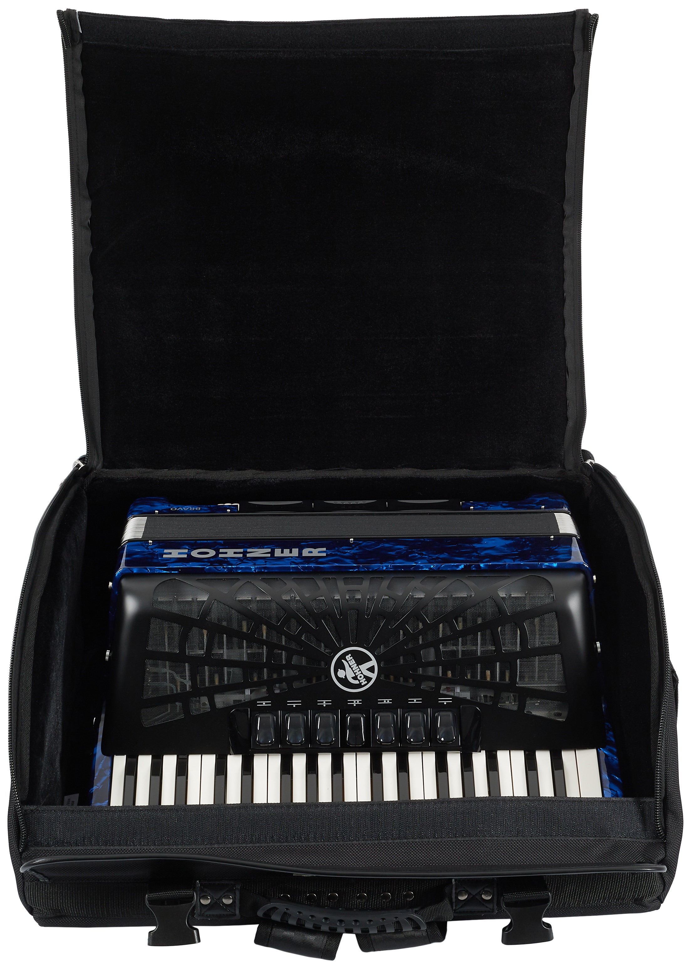 Hohner Bravo III 96 dark blue Silent Key (obrázek 6)