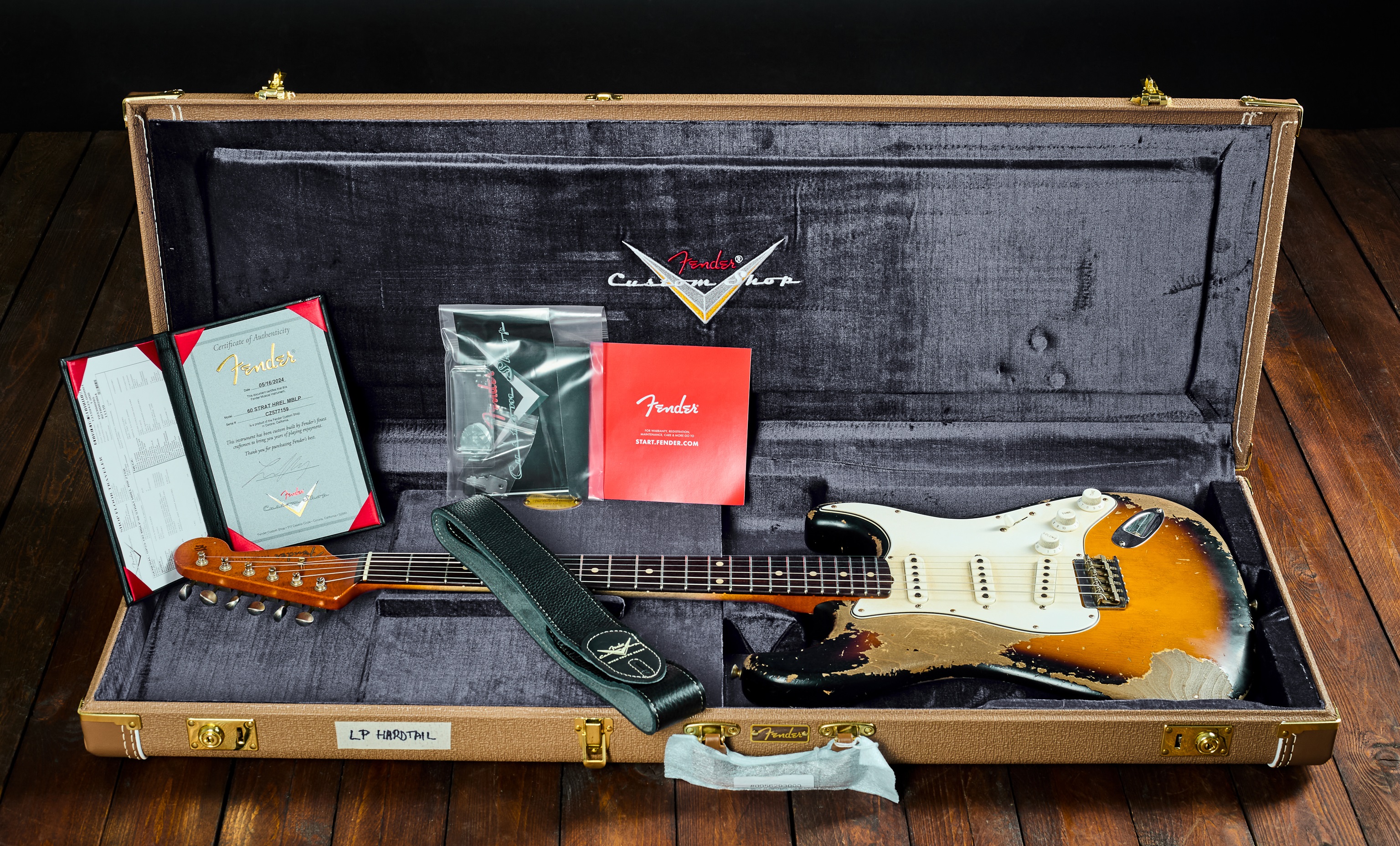 Fender Custom Shop 2024 Stratocaster 59 Masterbuilt Levi Perry Hardtai (obrázek 8)