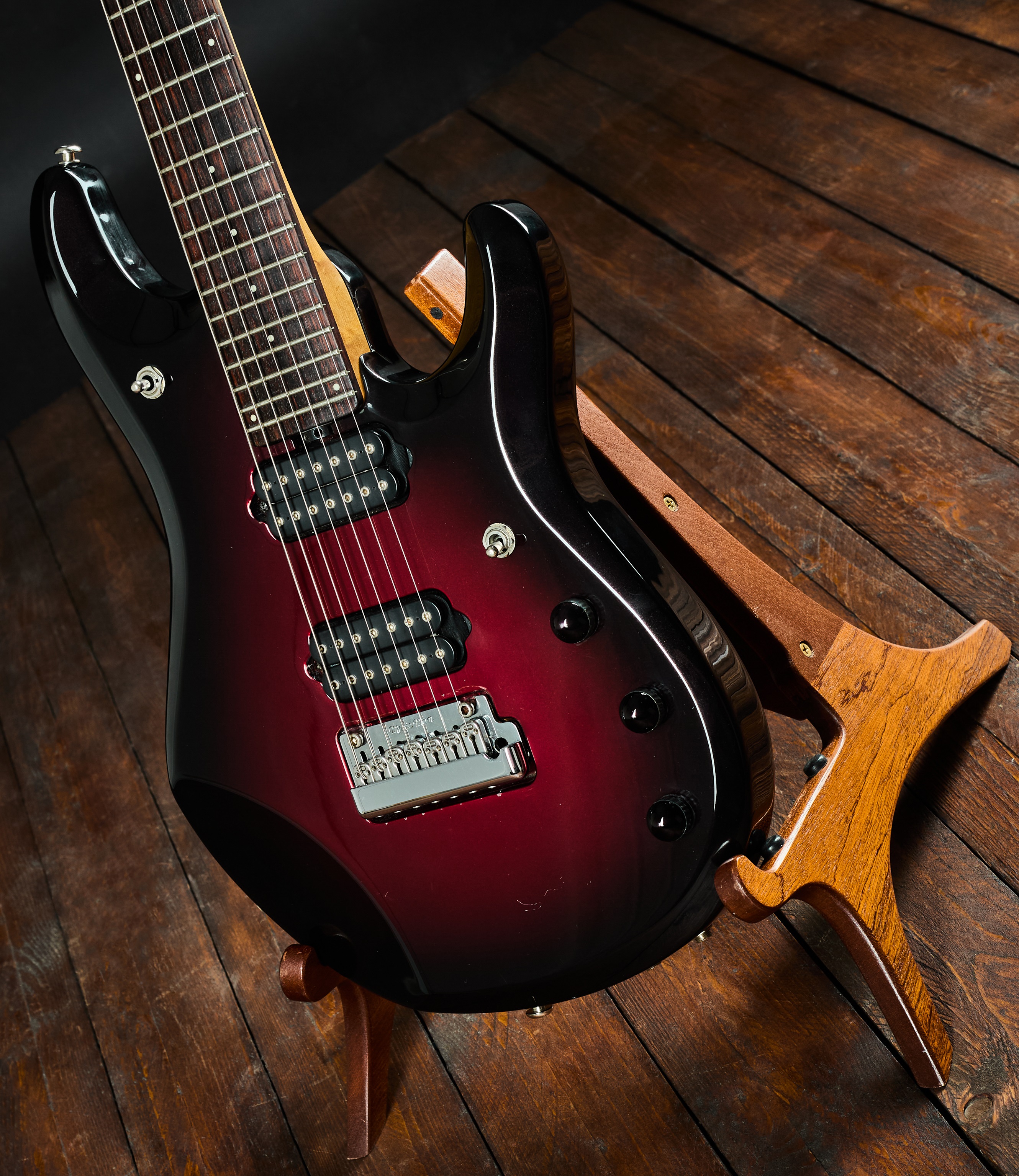 Music Man 2003 Petrucci Piezo JP7 Pearl Redburst (obrázek 4)