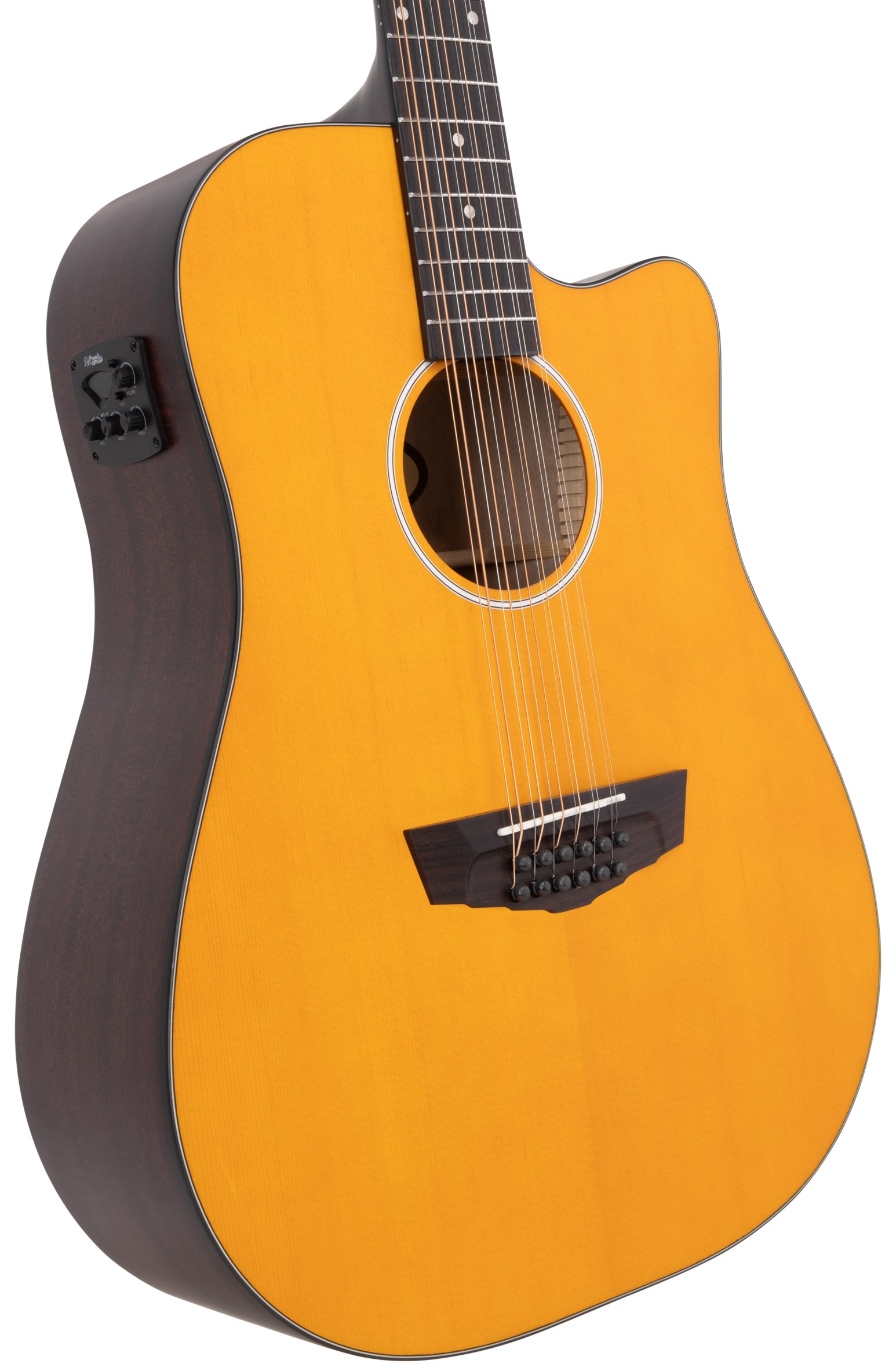 D'Angelico Premier Bowery 12 LS Vintage Natural (obrázek 3)