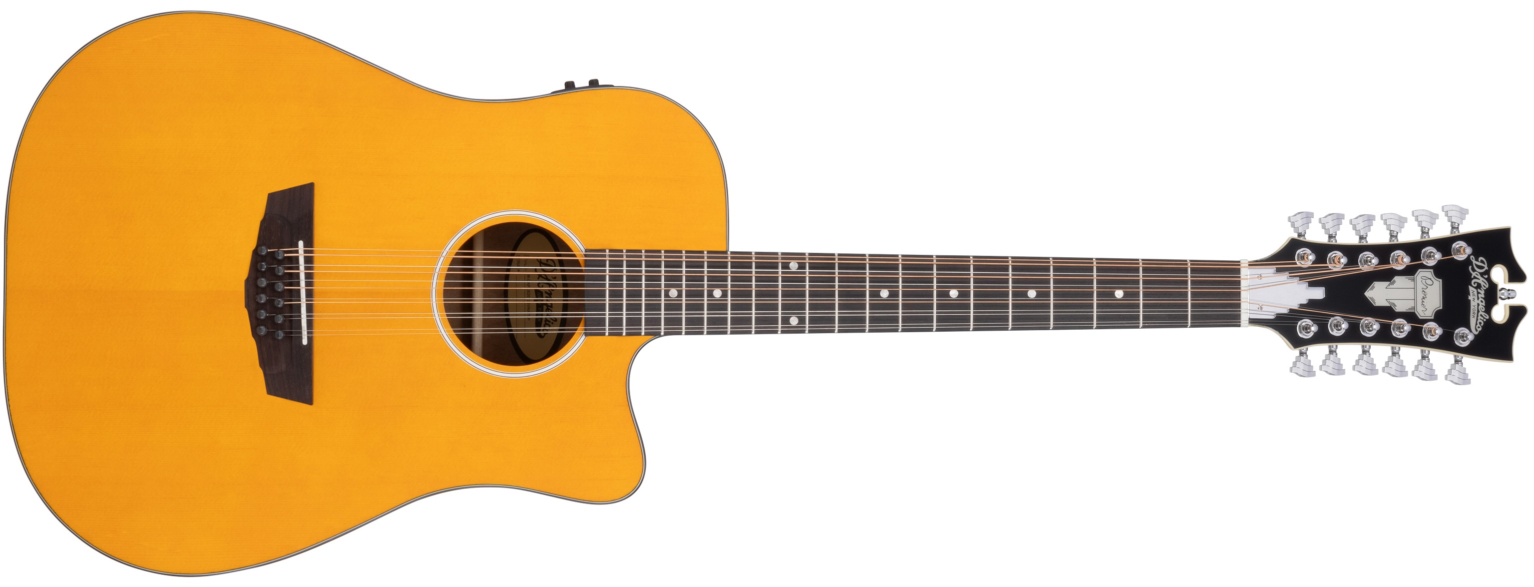Levně D'Angelico Premier Bowery 12 LS Vintage Natural