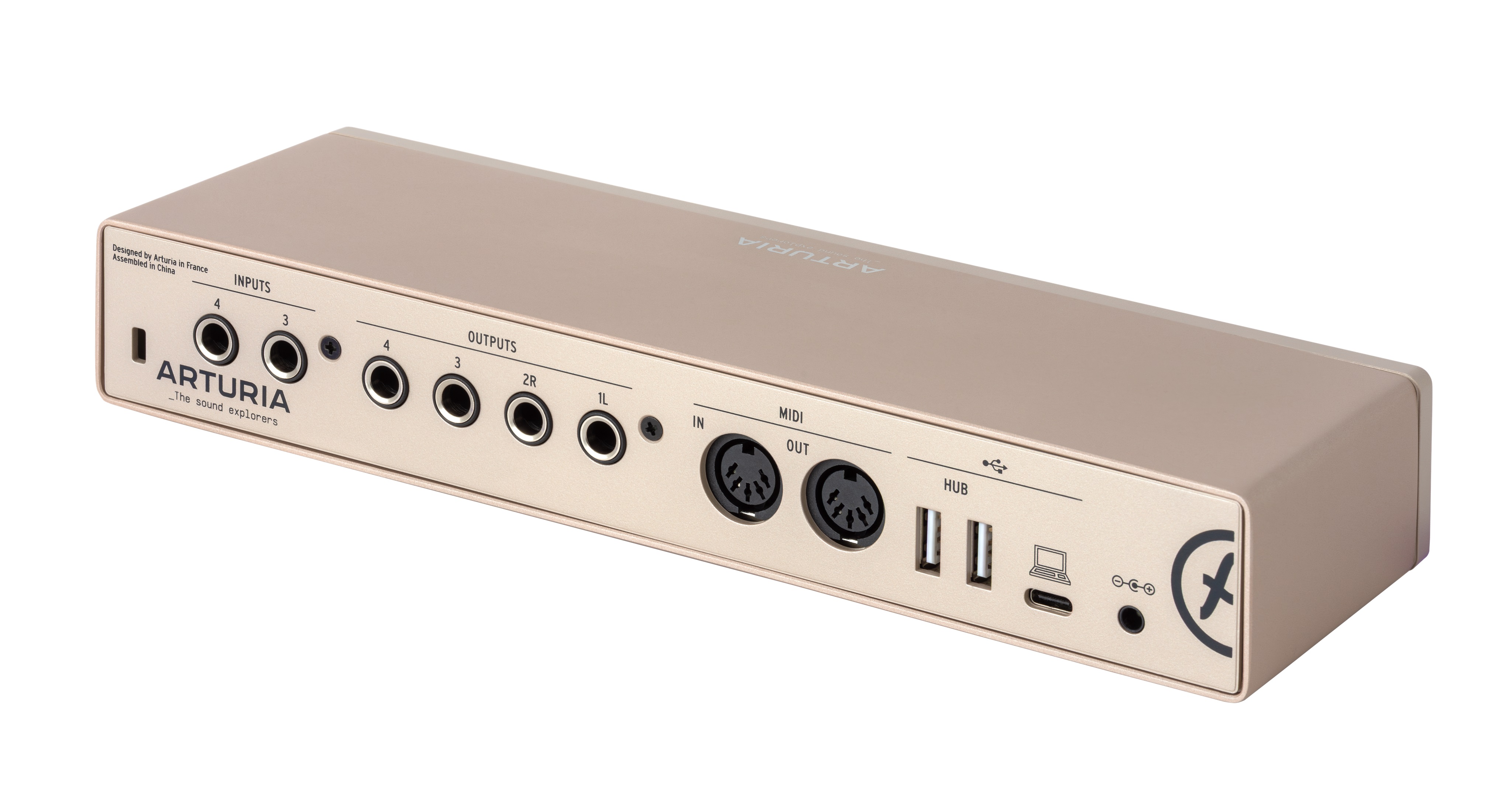 Arturia MiniFuse 4 Champagne (obrázek 3)