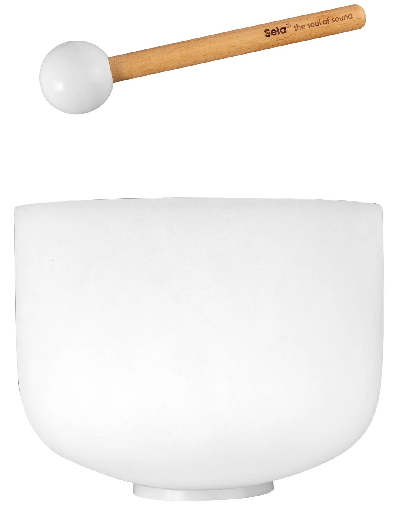 Levně Sela 10" Crystal Singing Bowl Frosted G - 440 Hz