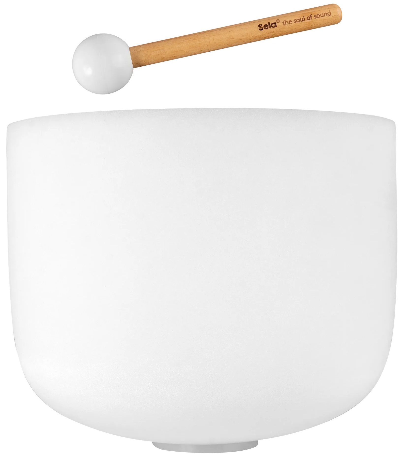 Levně Sela 14" Crystal Singing Bowl Frosted C - 440 Hz