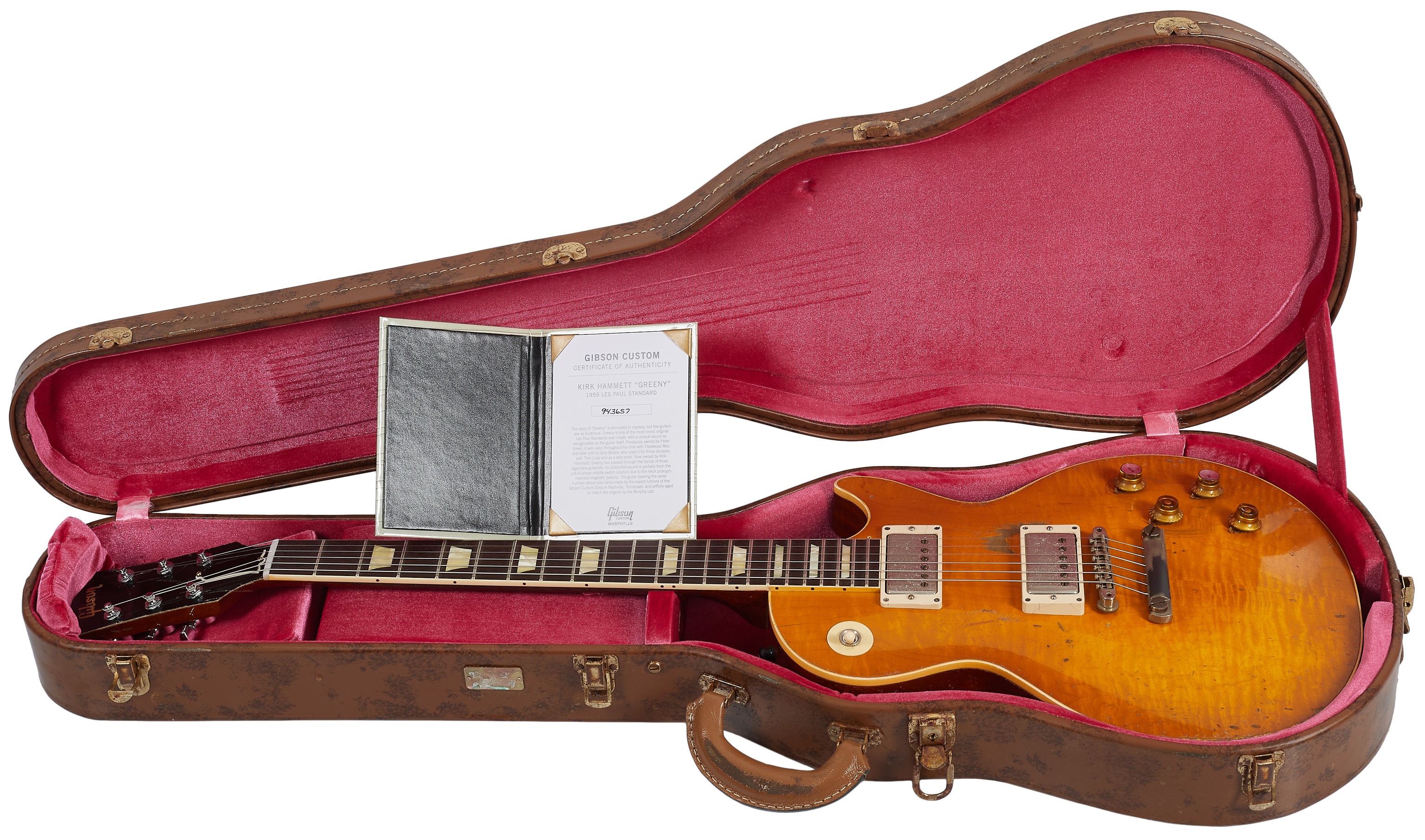 Gibson Custom Kirk Hammett “Greeny” 1959 Les Paul Standard Murphy Lab (obrázek 6)