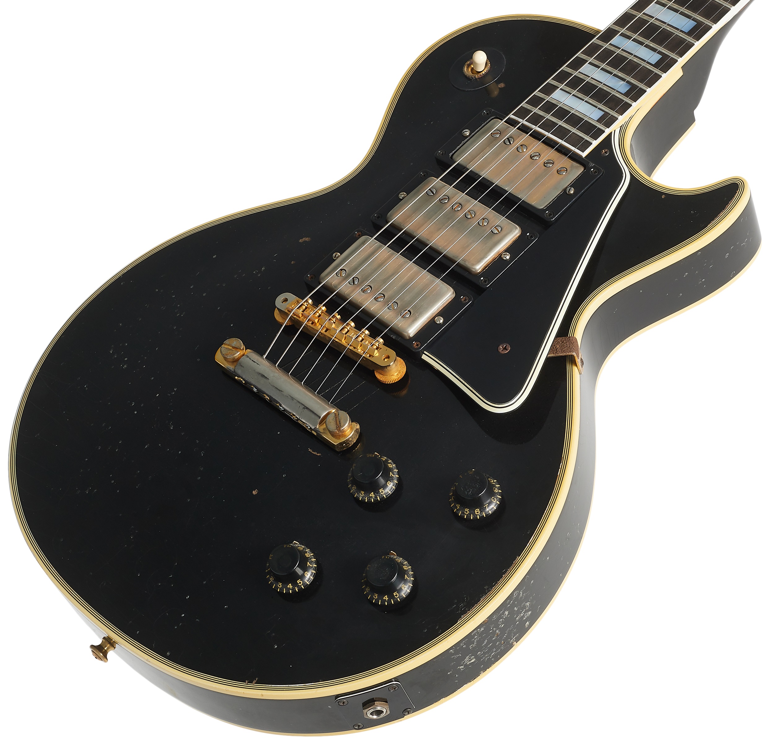 Gibson Custom Eric Clapton 1958 Les Paul 3PU Ebony Murphy Lab Aged (obrázek 3)