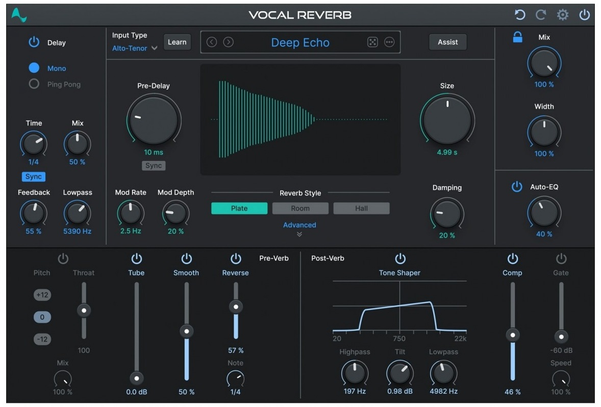 Levně Antares Audio Technologies Vocal Reverb by Auto-Tune