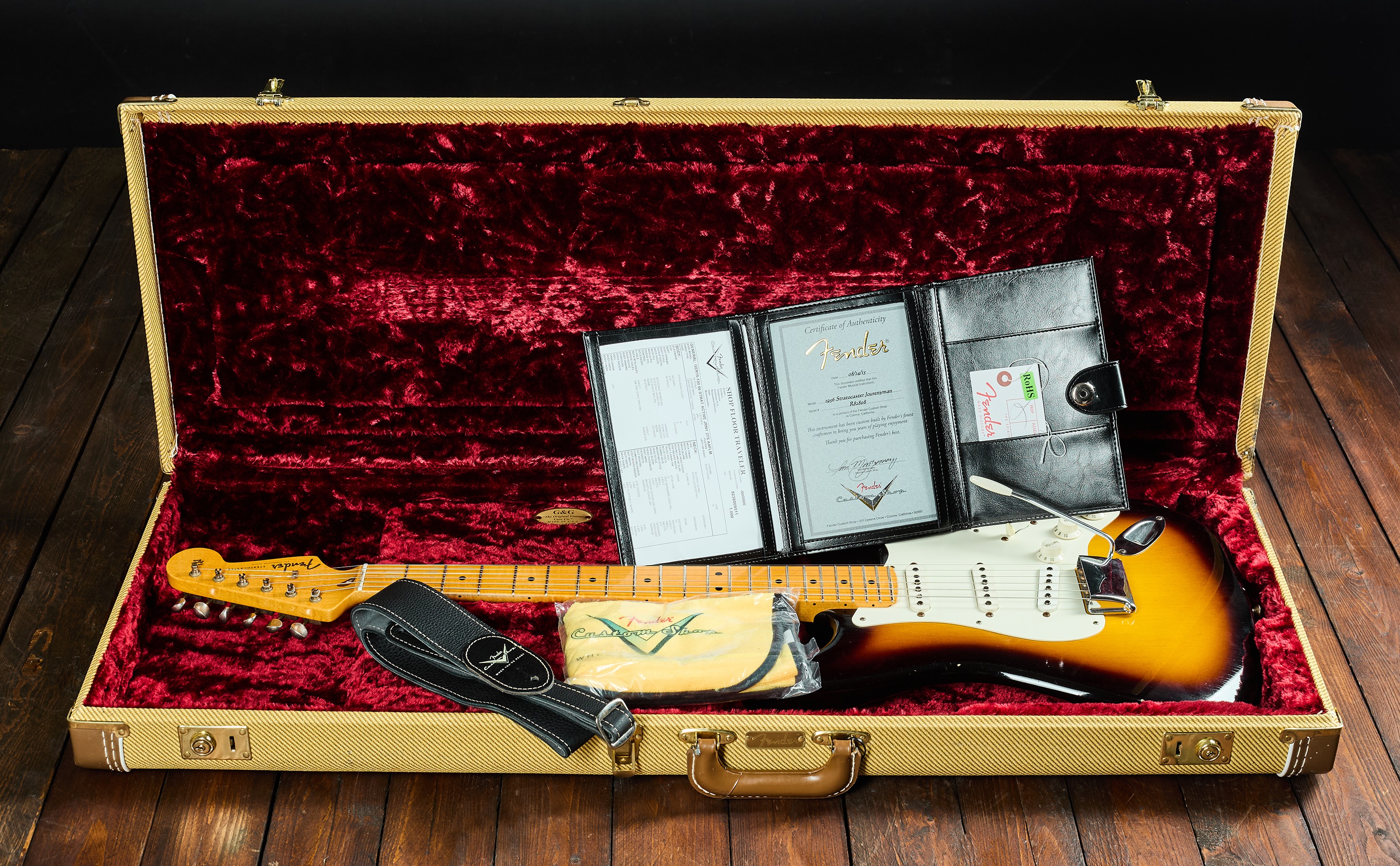Fender Custom Shop 2015 Stratocaster 56 JRN Relic Clapton Specs (obrázek 9)