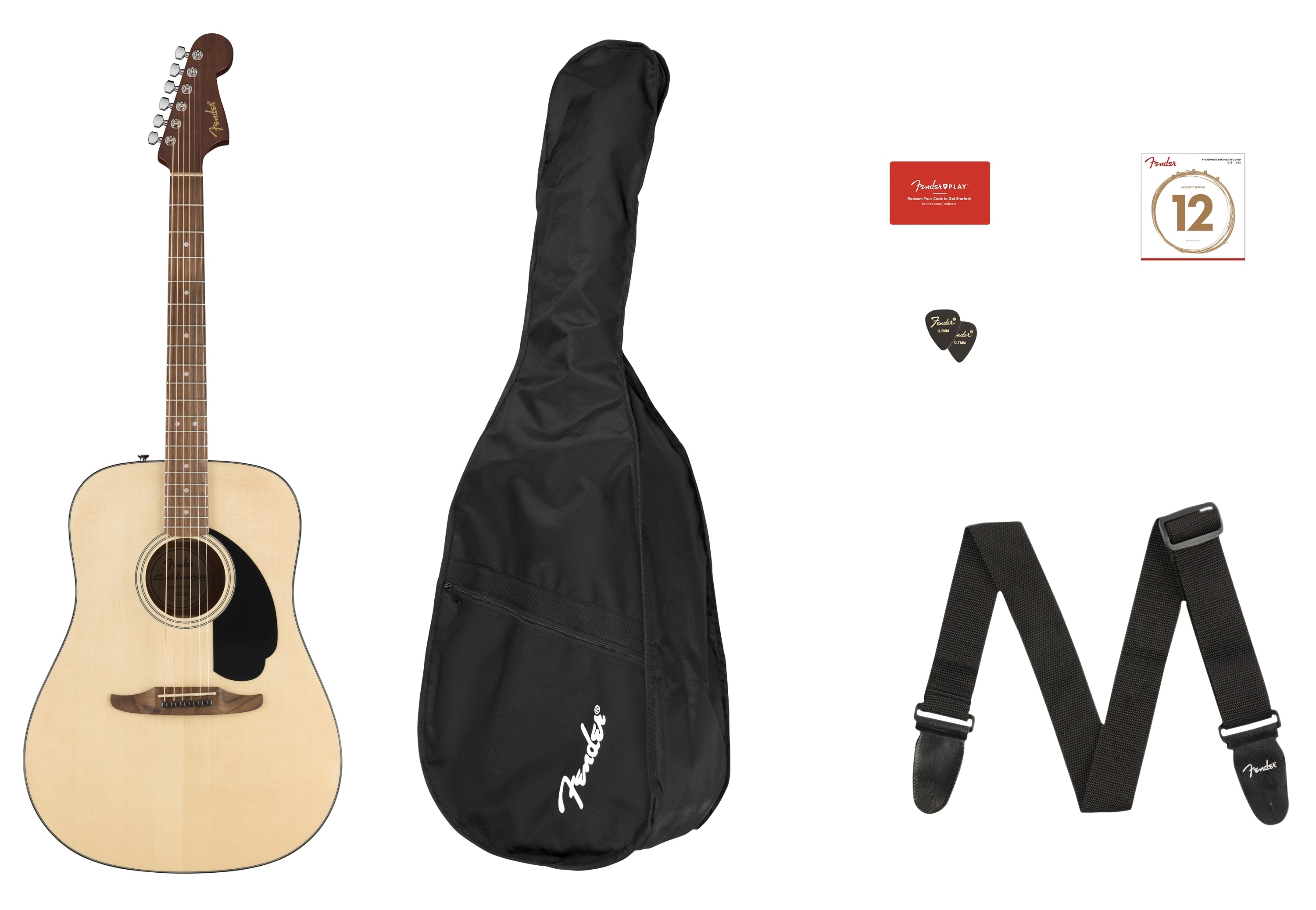Levně Fender California Standard Redondo Pack NAT