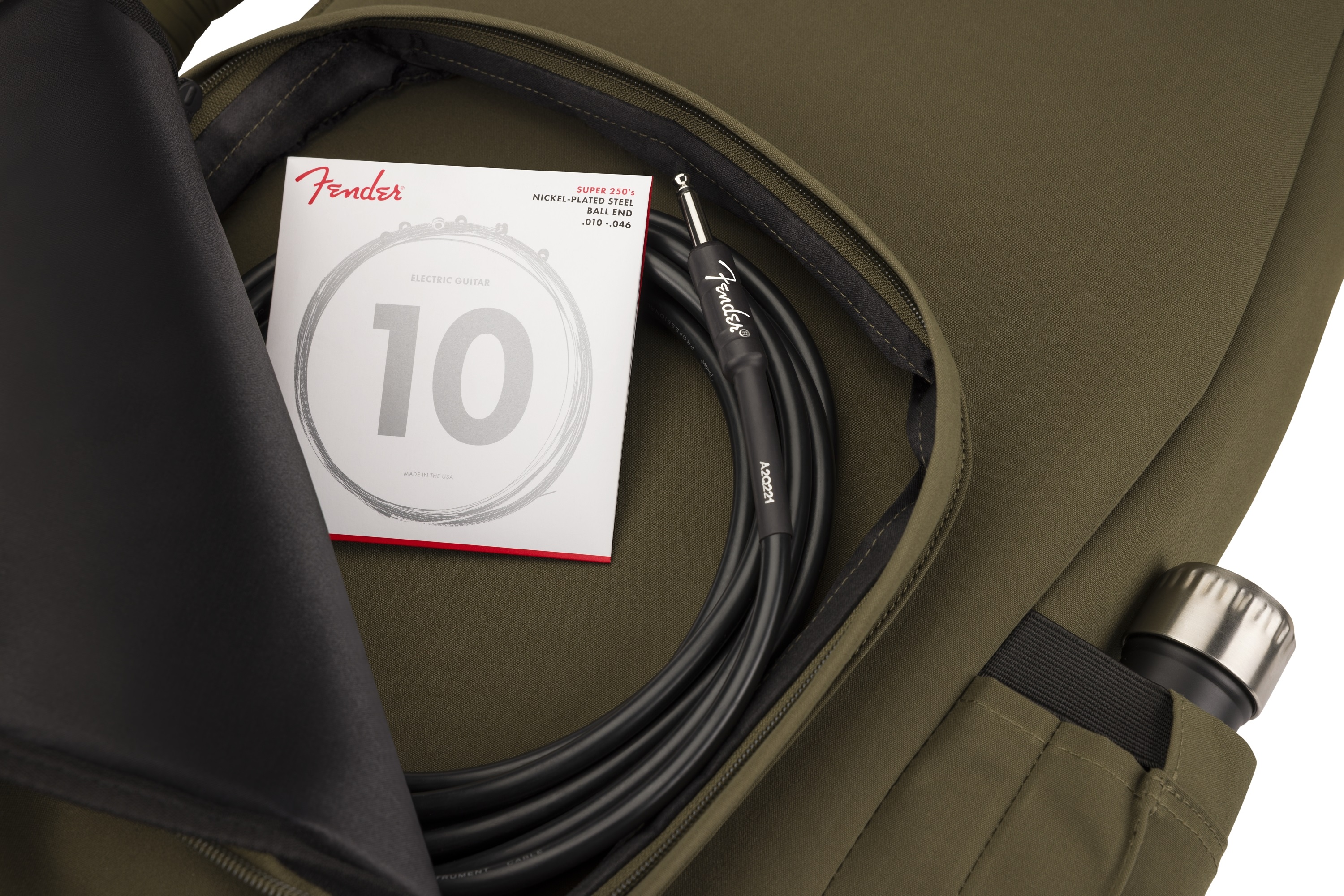 Fender Troubadour Electric Guitar Gig Bag Olive (obrázek 7)