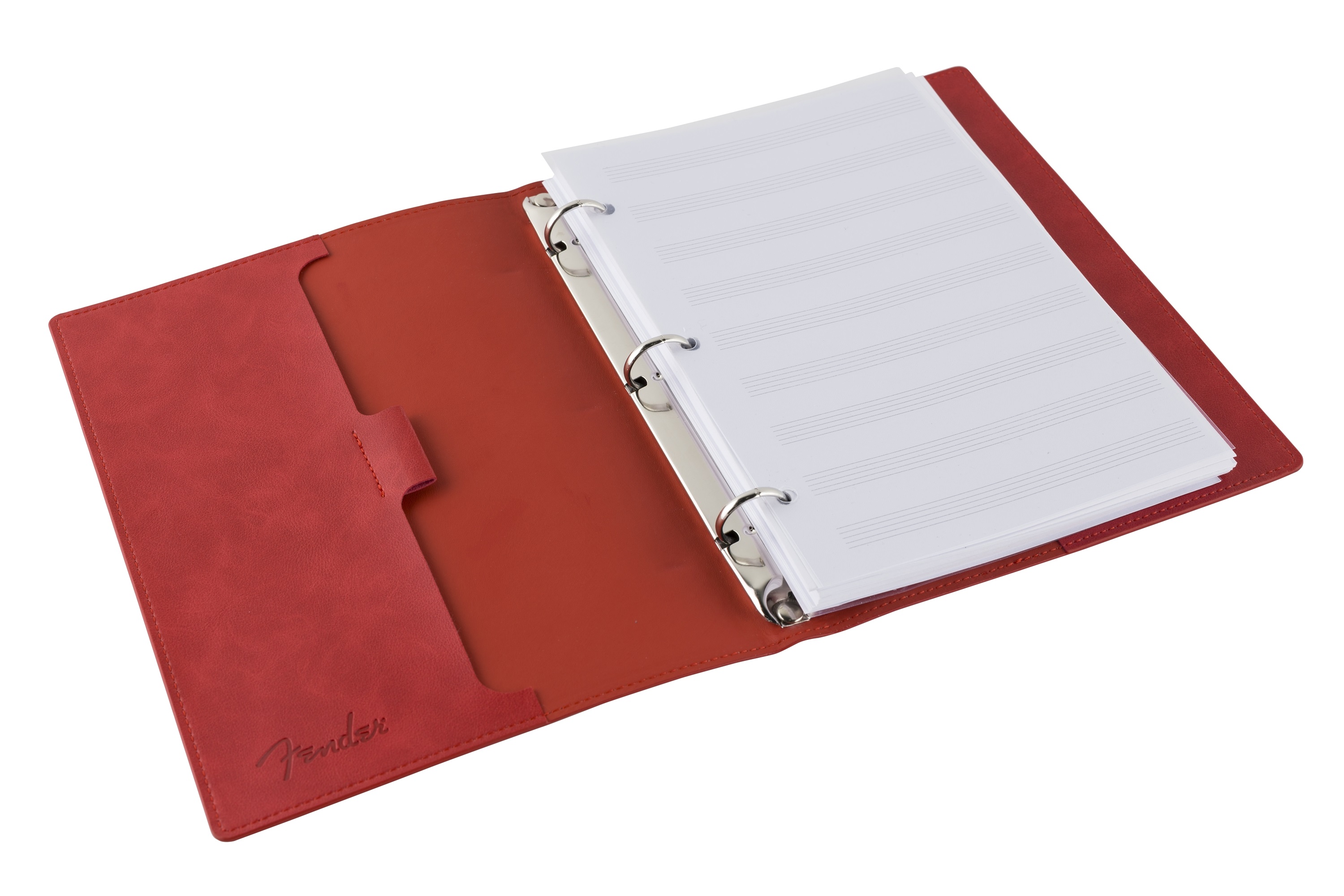 Fender Vegan Leather Music Note Book Dakota Red (obrázek 6)