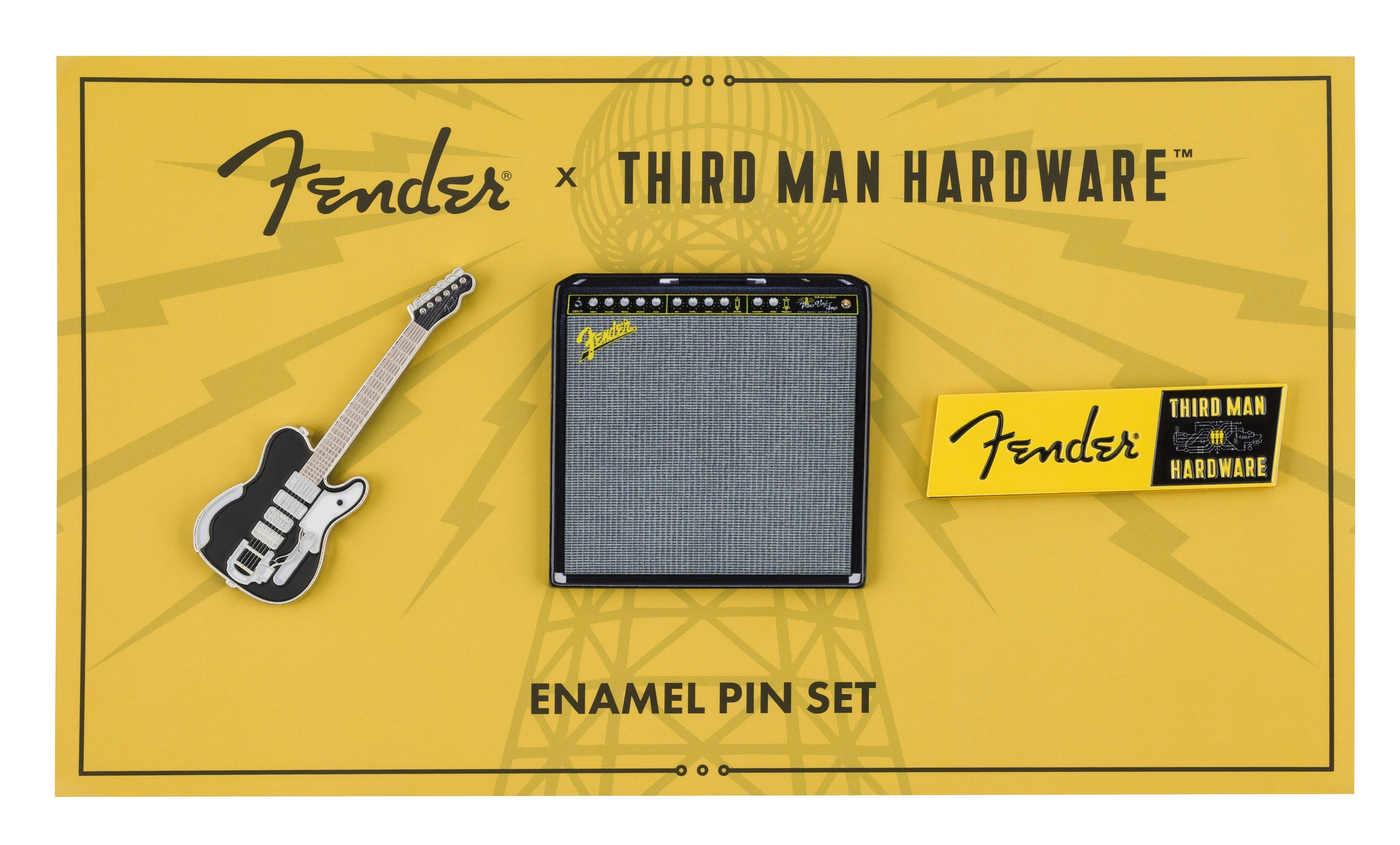 Levně Fender x Thirdman Hardware Lapel Pin Set