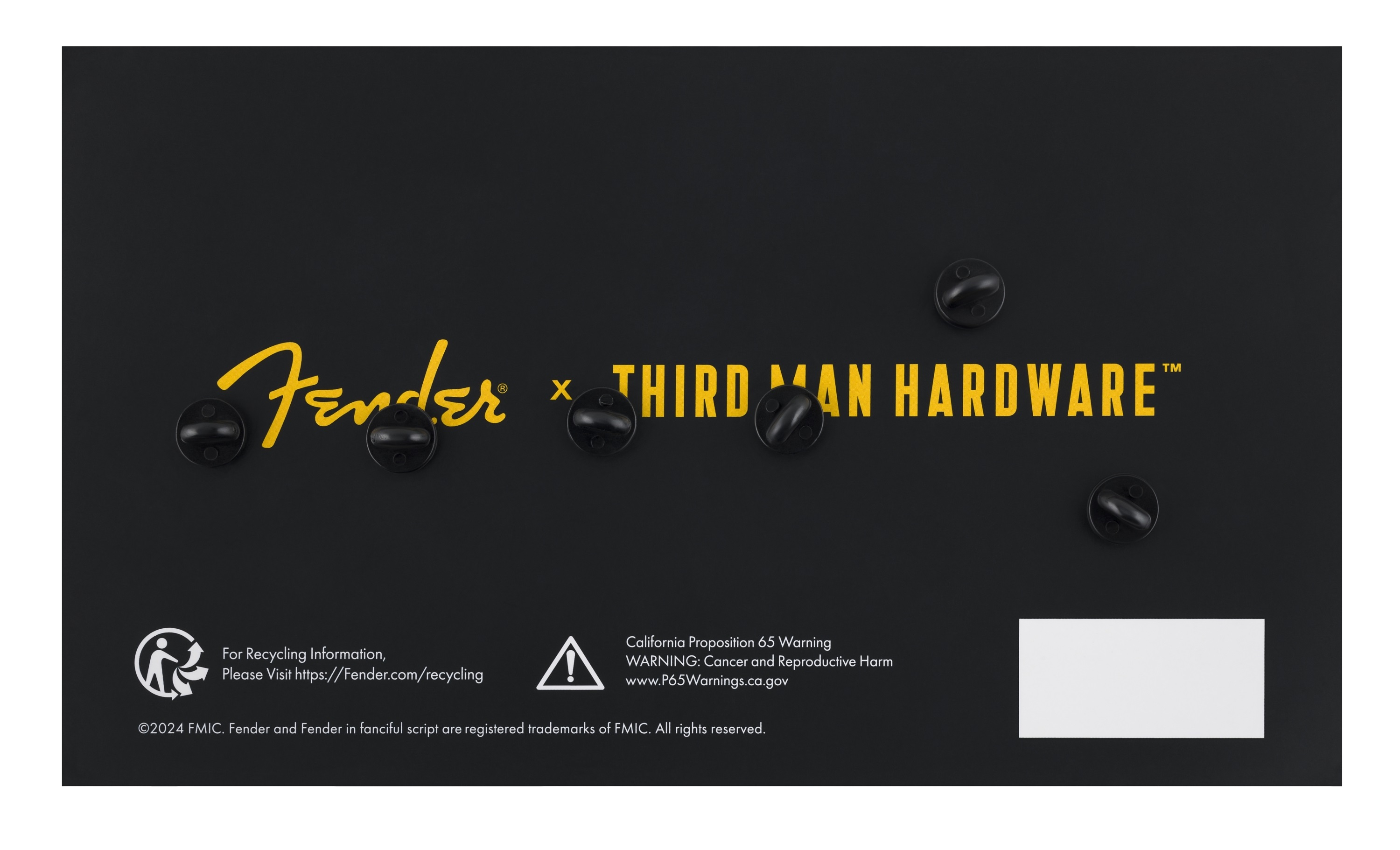 Fender x Thirdman Hardware Lapel Pin Set (obrázek 5)