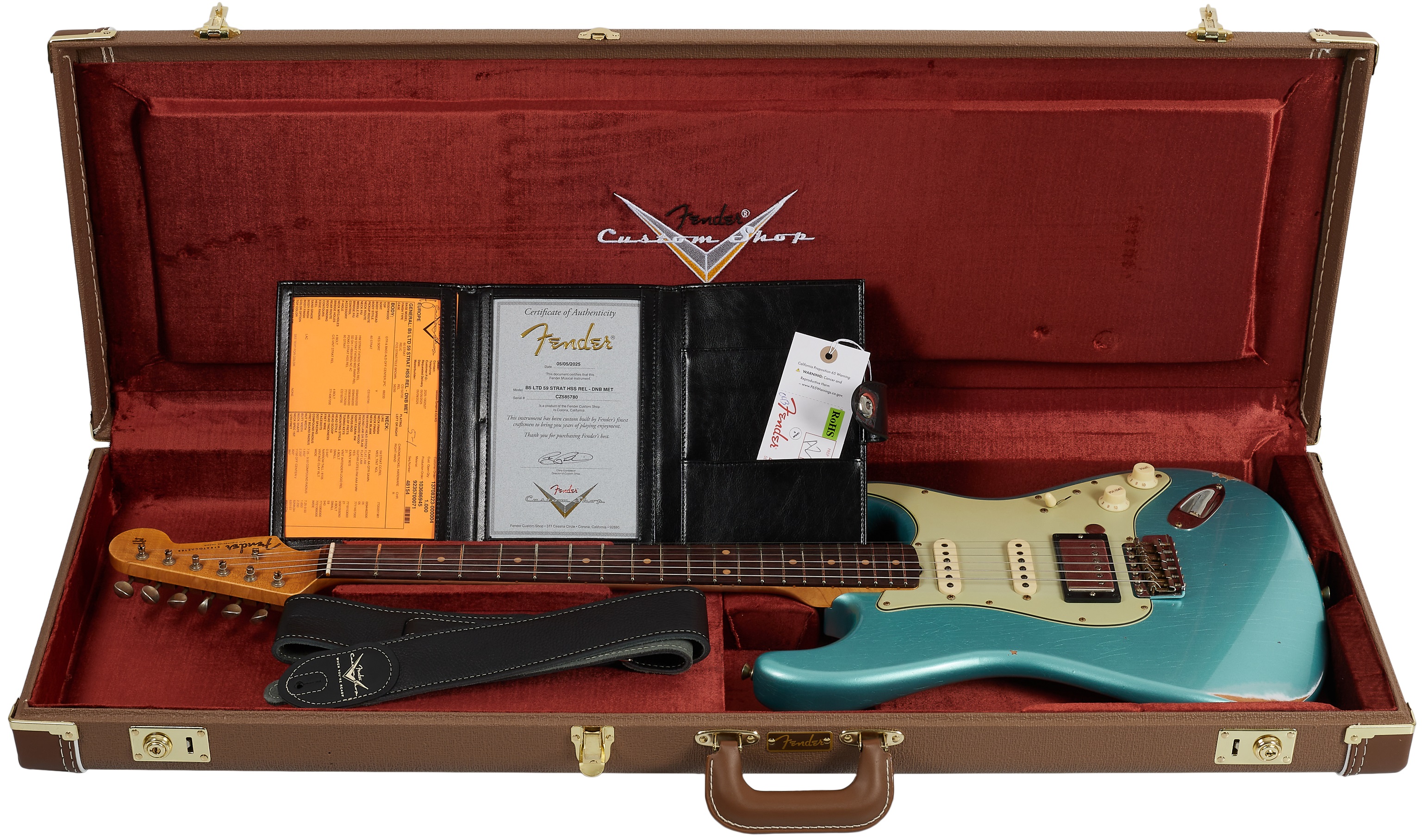 Fender Custom Shop 59 Stratocaster HSS Relic DNBM (obrázek 6)