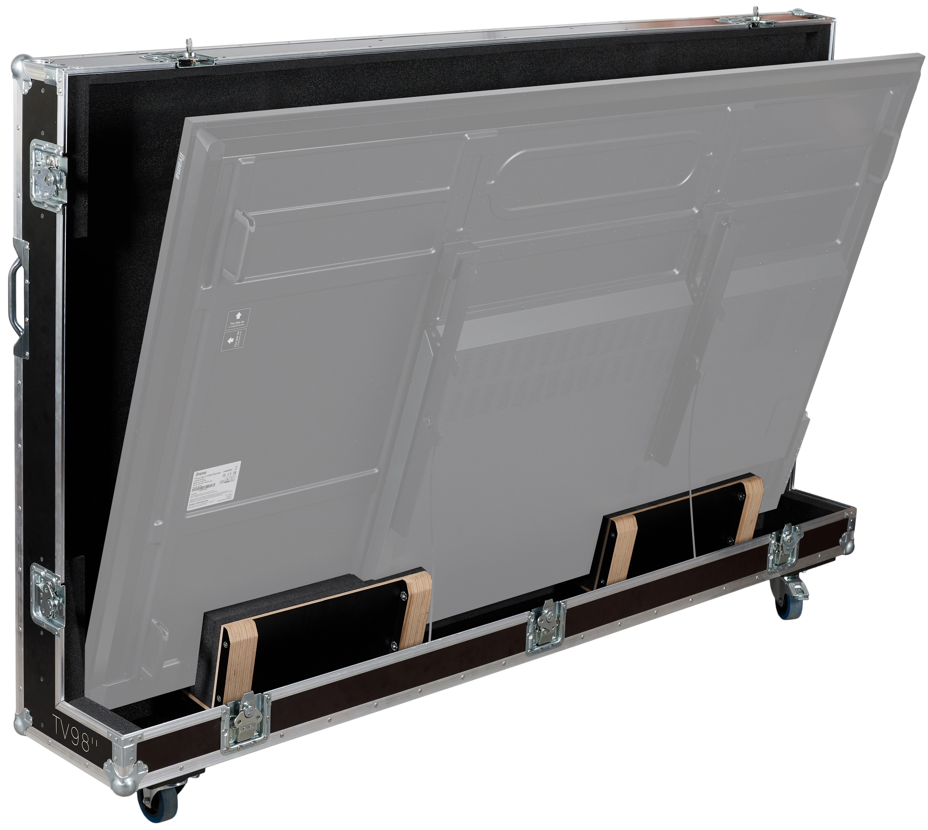 Razzor Cases Case pro 98" TV IIYAMA LH9875UHS-B2AG (obrázek 7)