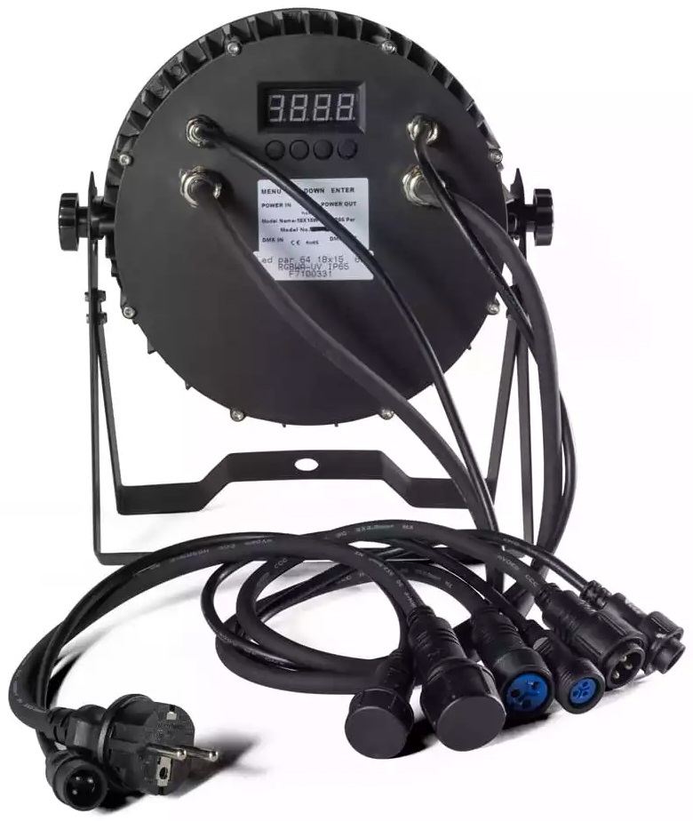 Flash LED PAR 18x15W RGBWA+UV IP65 (obrázek 3)