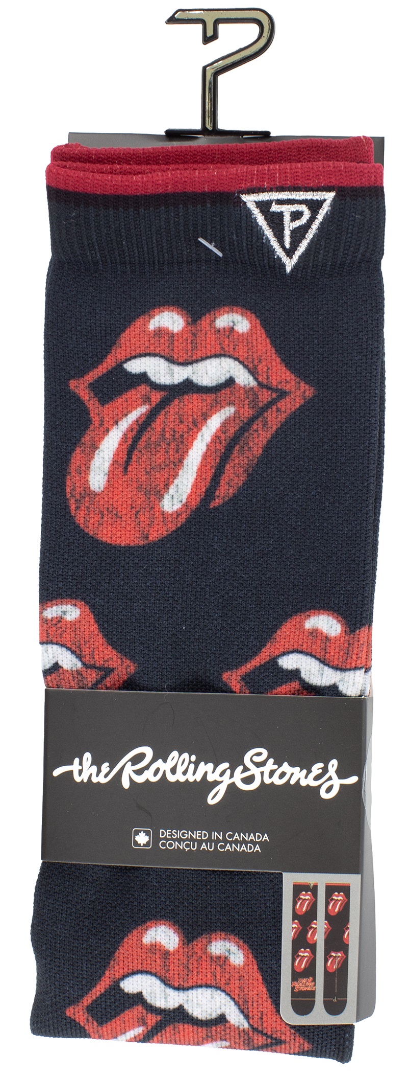 Levně Perri's Leathers The Rolling Stones Allover Distressed Tongues Dye Sub