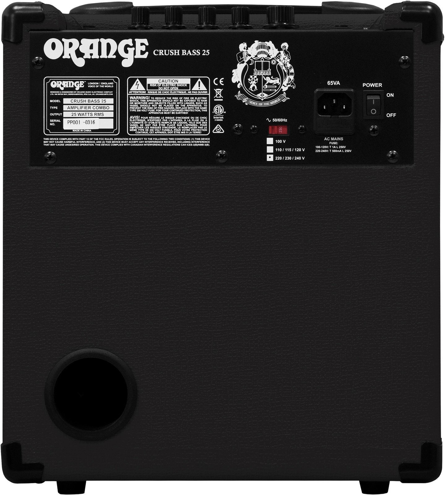 Orange Crush Bass 25 Black (obrázek 5)