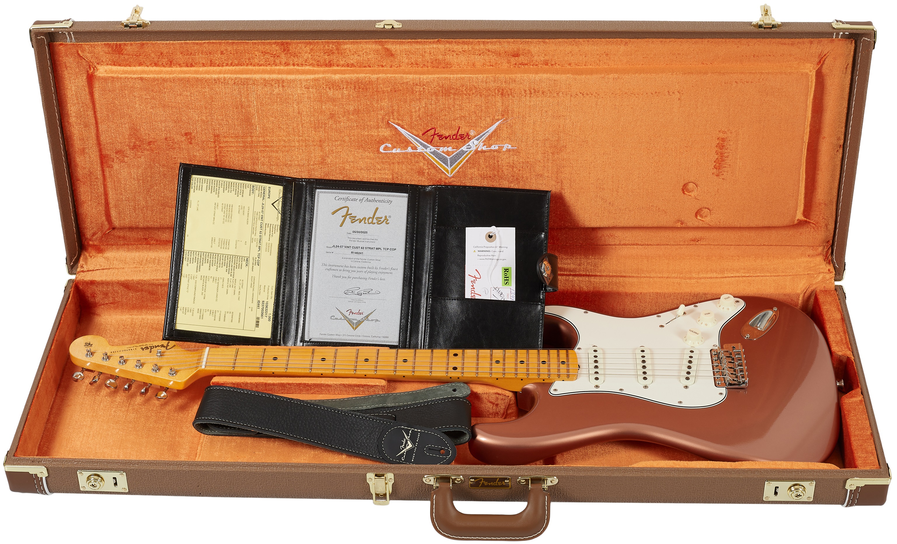 Fender Custom Shop Vintage Custom 62 Stratocaster TCP Copper (obrázek 6)