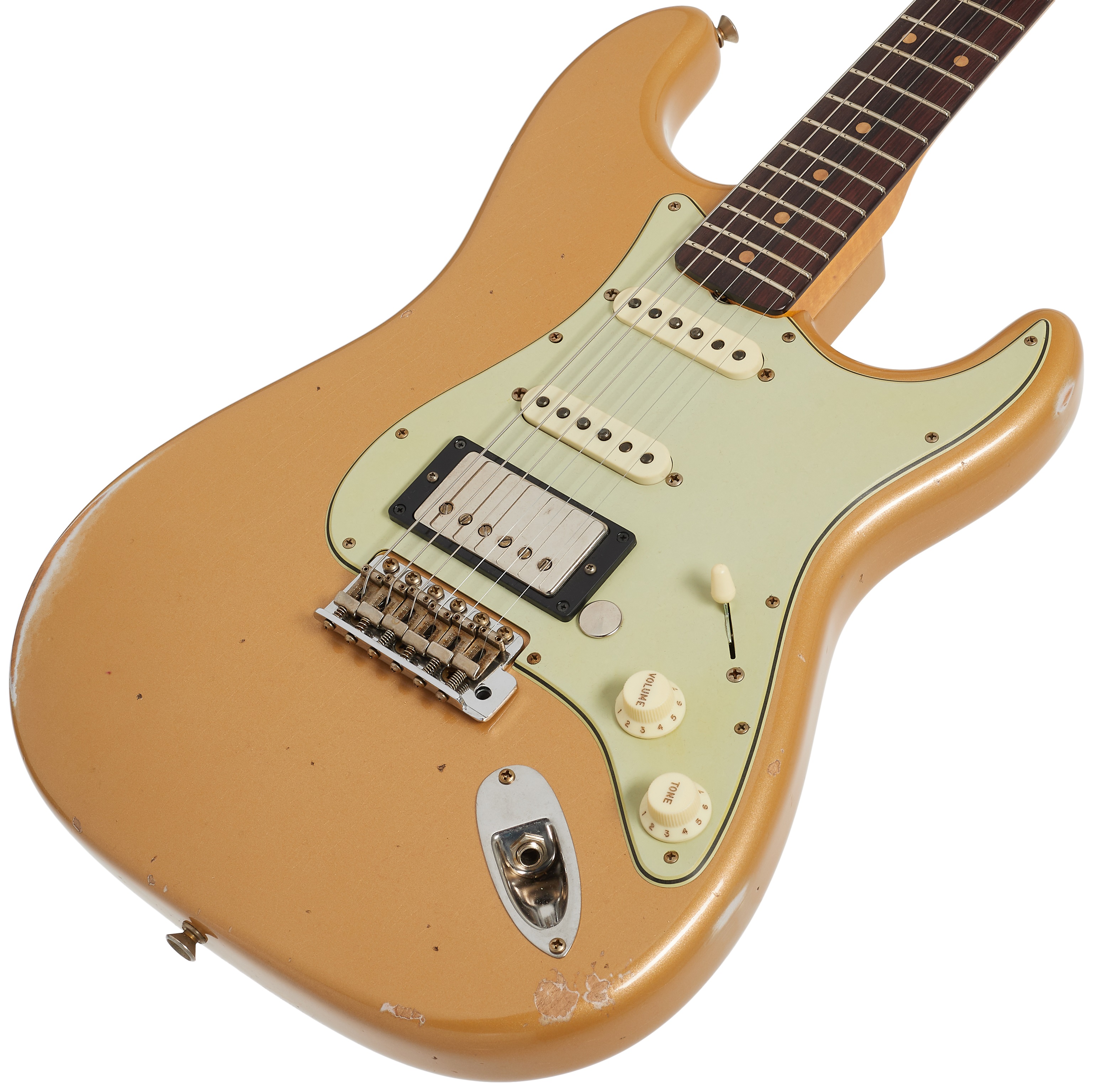 Fender Custom Shop 59 Stratocaster HSS Relic Desert Sand Metallic (obrázek 3)