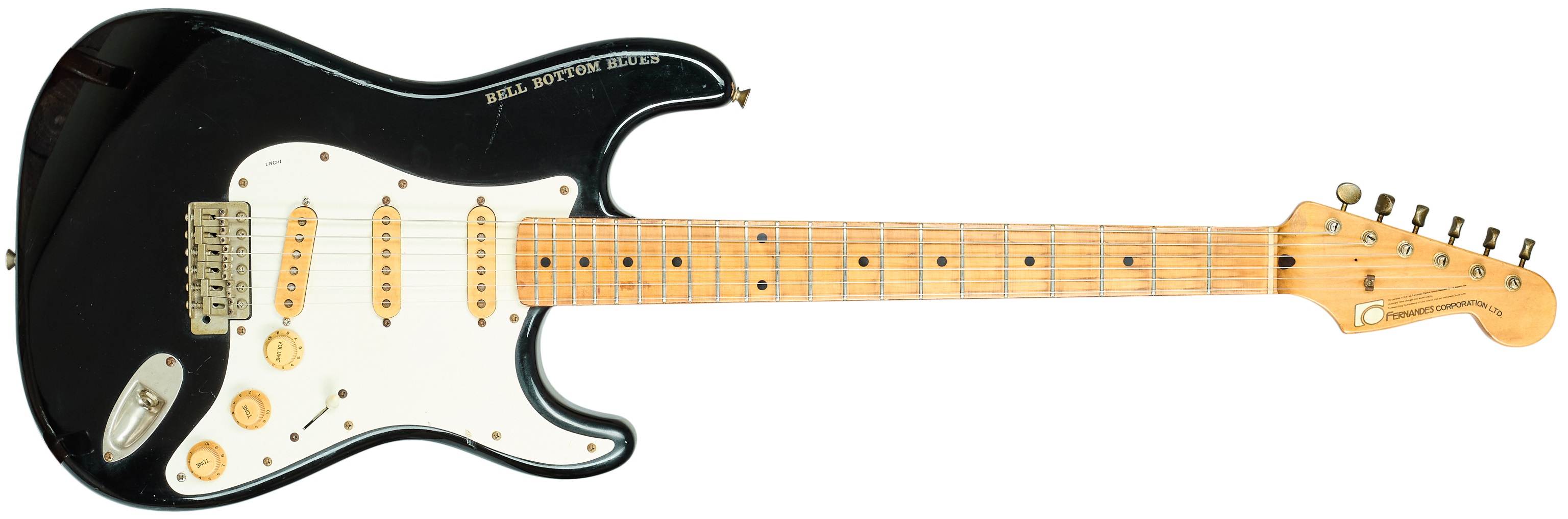 Levně Fernandes 1978 Stone Logo Strat Black
