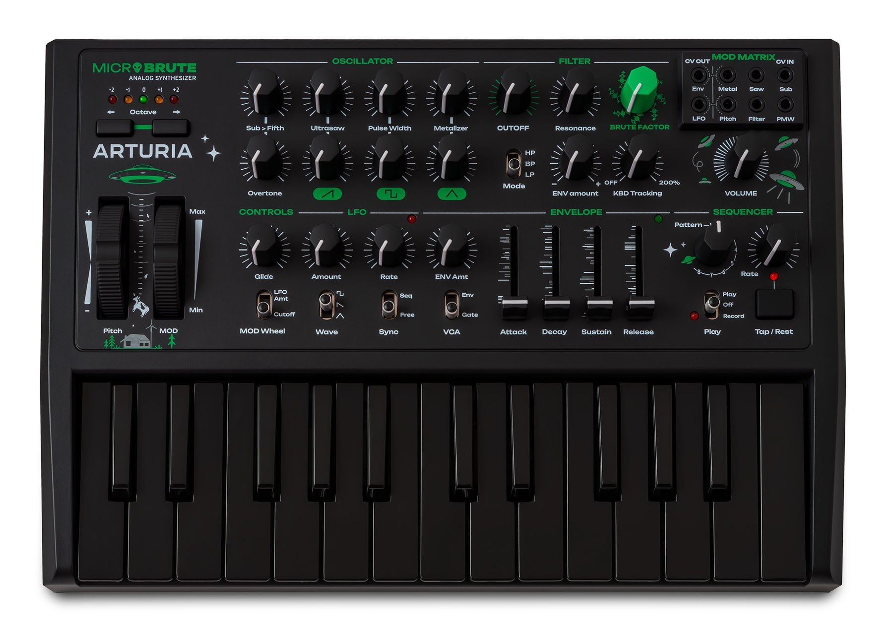 Levně Arturia MicroBrute UFO