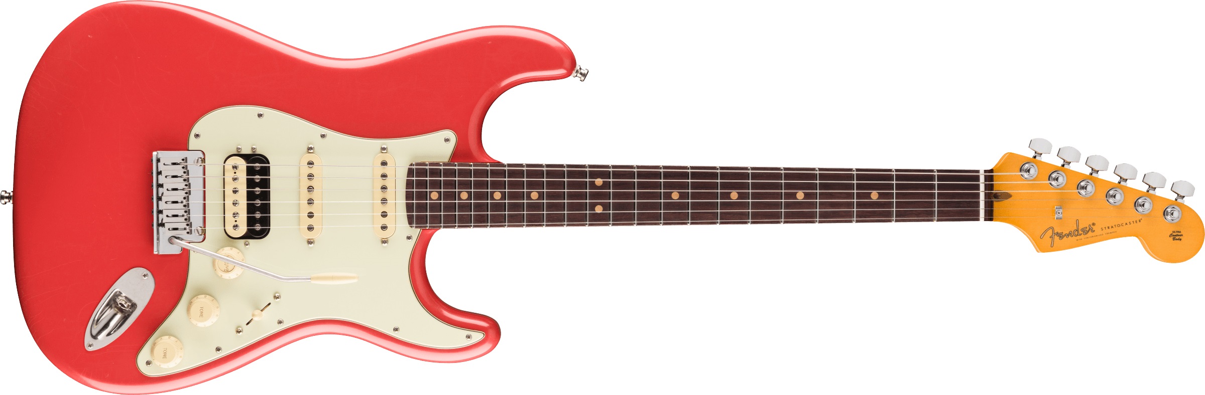 Levně Fender American Ultra Luxe Vintage 60s Stratocaster HSS RW FR