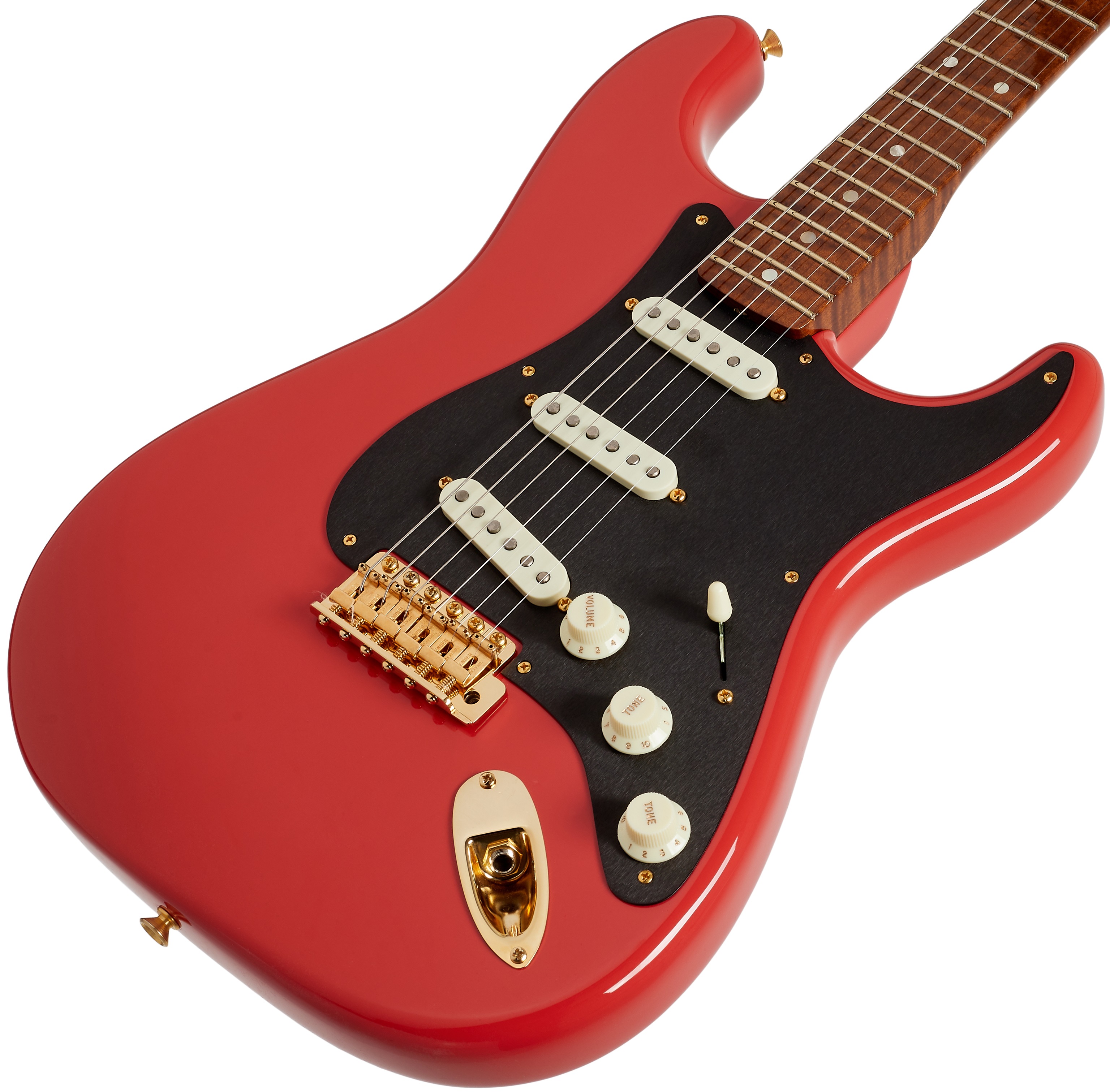 Fender Custom Shop American Custom Stratocaster NOS MN Aged Fiesta Red (obrázek 3)