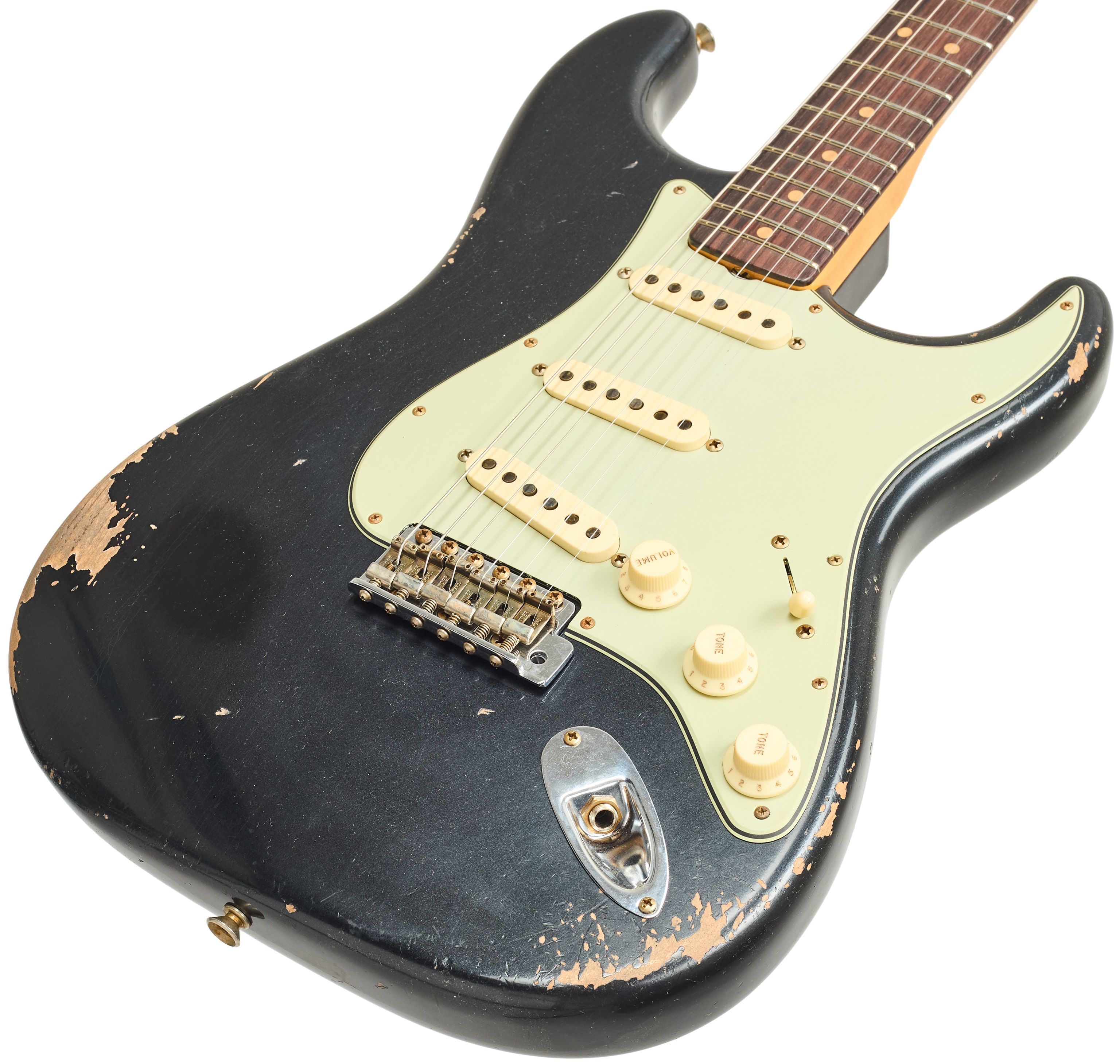 Fender Custom Shop L-Series 64 Stratocaster Black Pearl (obrázek 3)