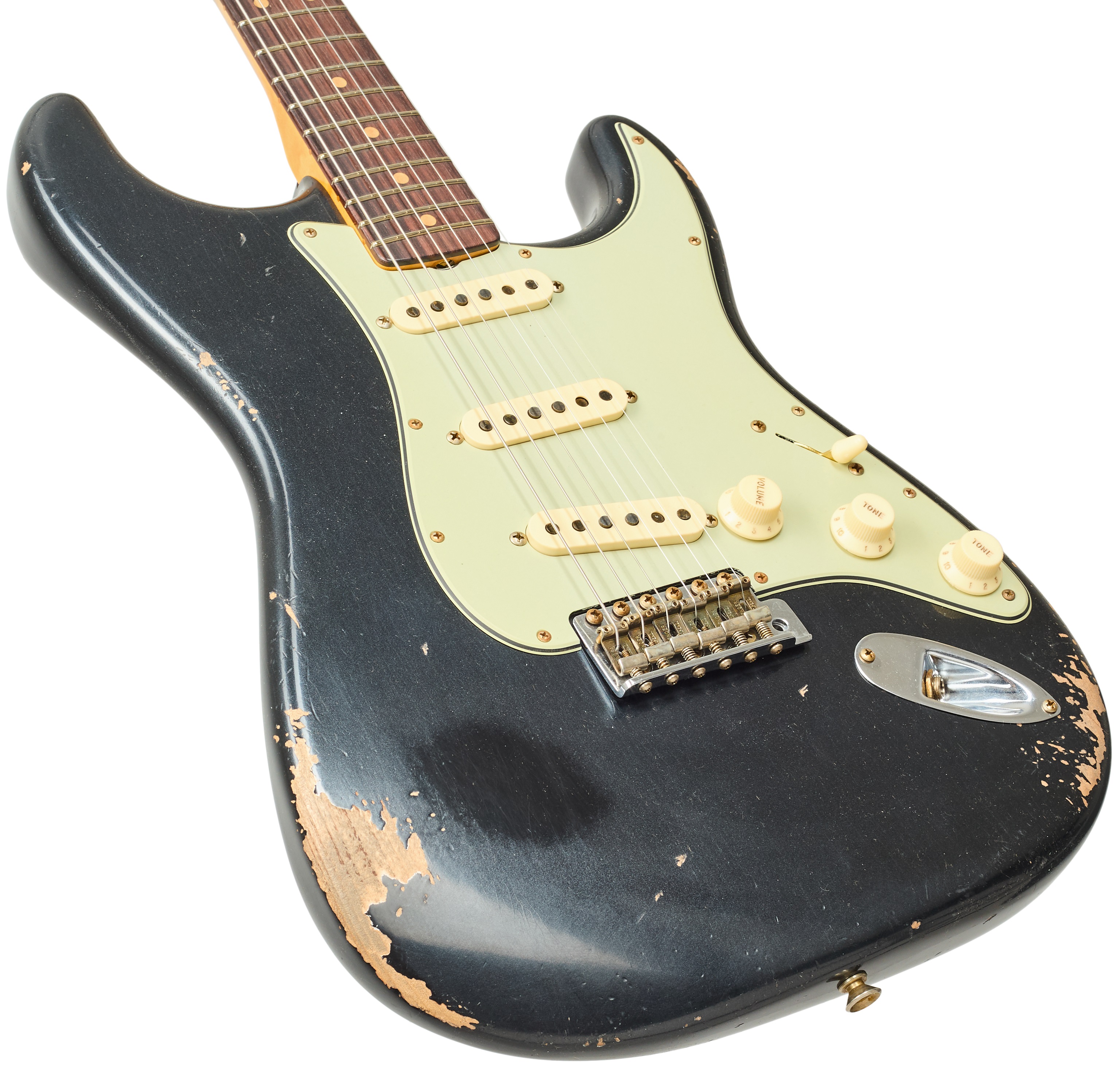 Fender Custom Shop L-Series 64 Stratocaster Black Pearl (obrázek 4)