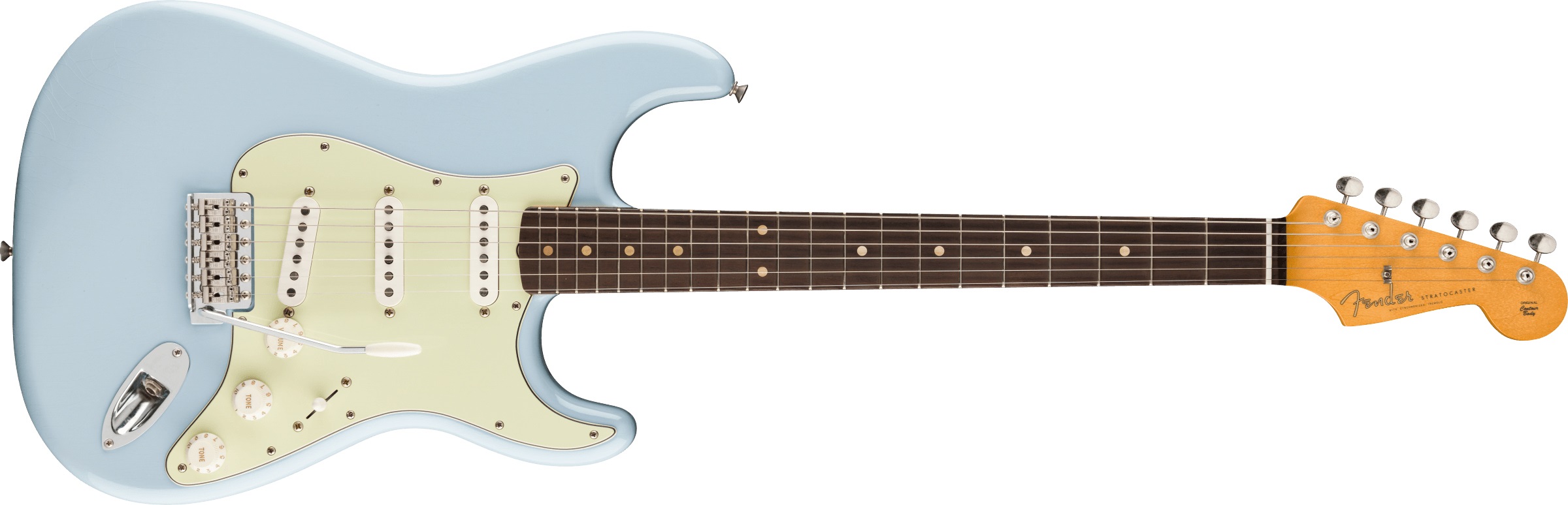 Levně Fender Vintera II Road Worn 60s Stratocaster RW Sonic Blue
