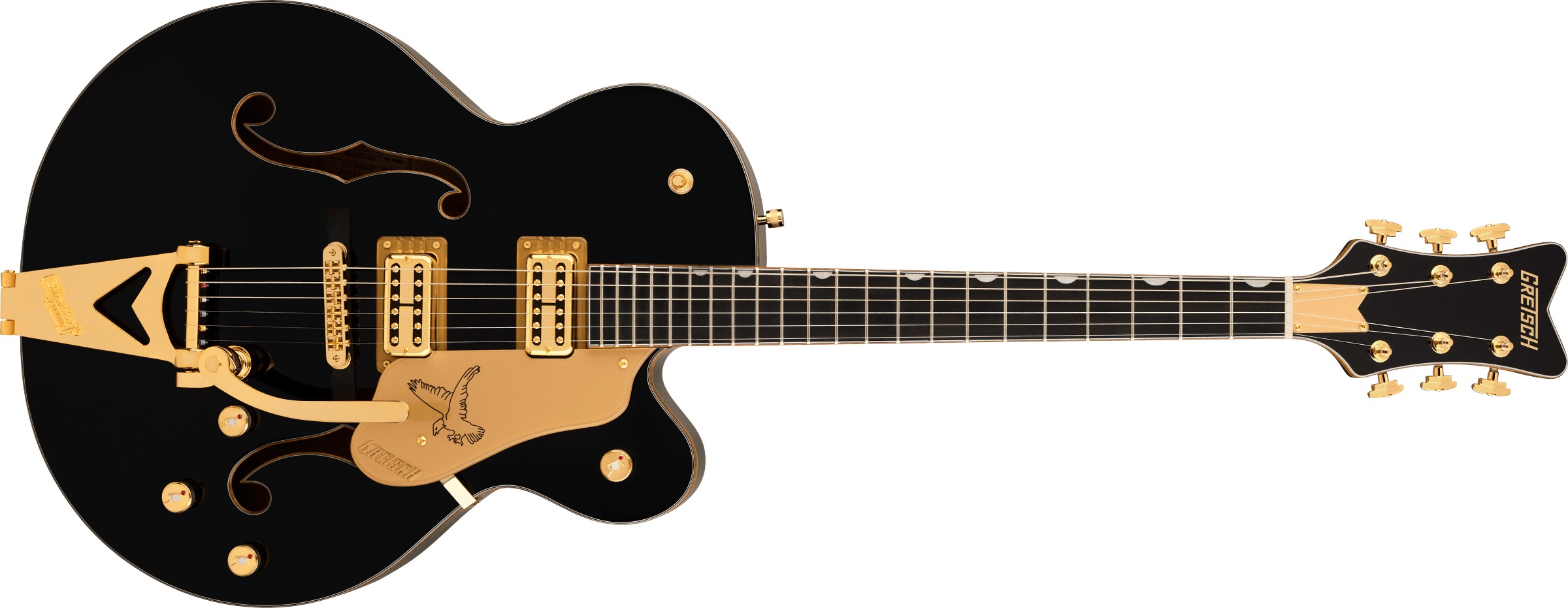 Levně Gretsch Synchromatic Falcon Hollow Body Single-Cut with Bigsby EB Blac