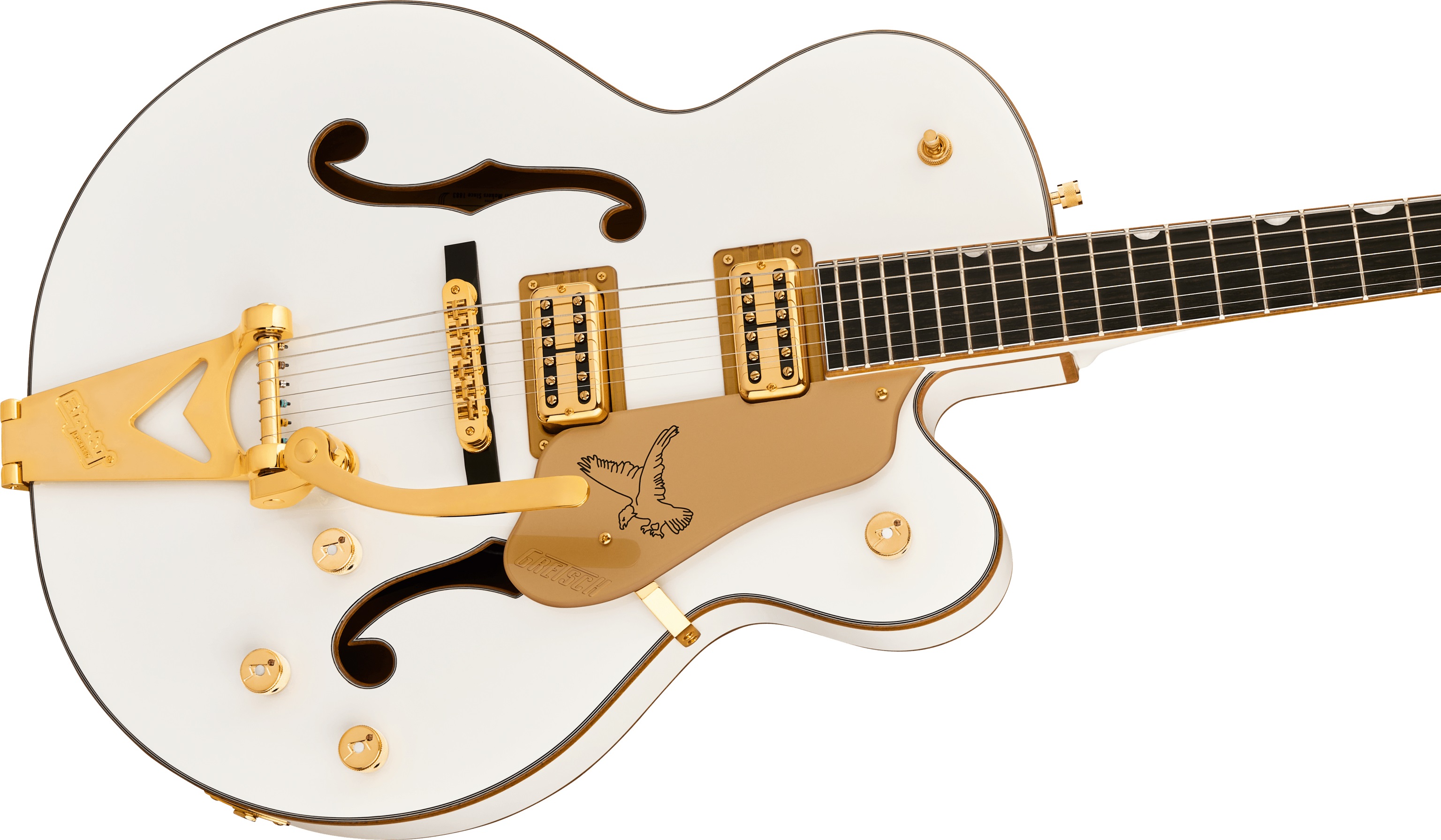 Gretsch Synchromatic Falcon Hollow Body Single-Cut with Bigsby EB Snow (obrázek 3)
